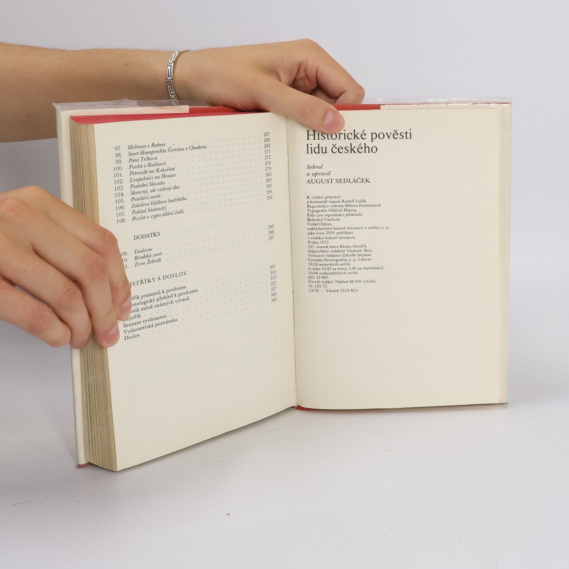 August Sedláček Historické pověsti lidu českého