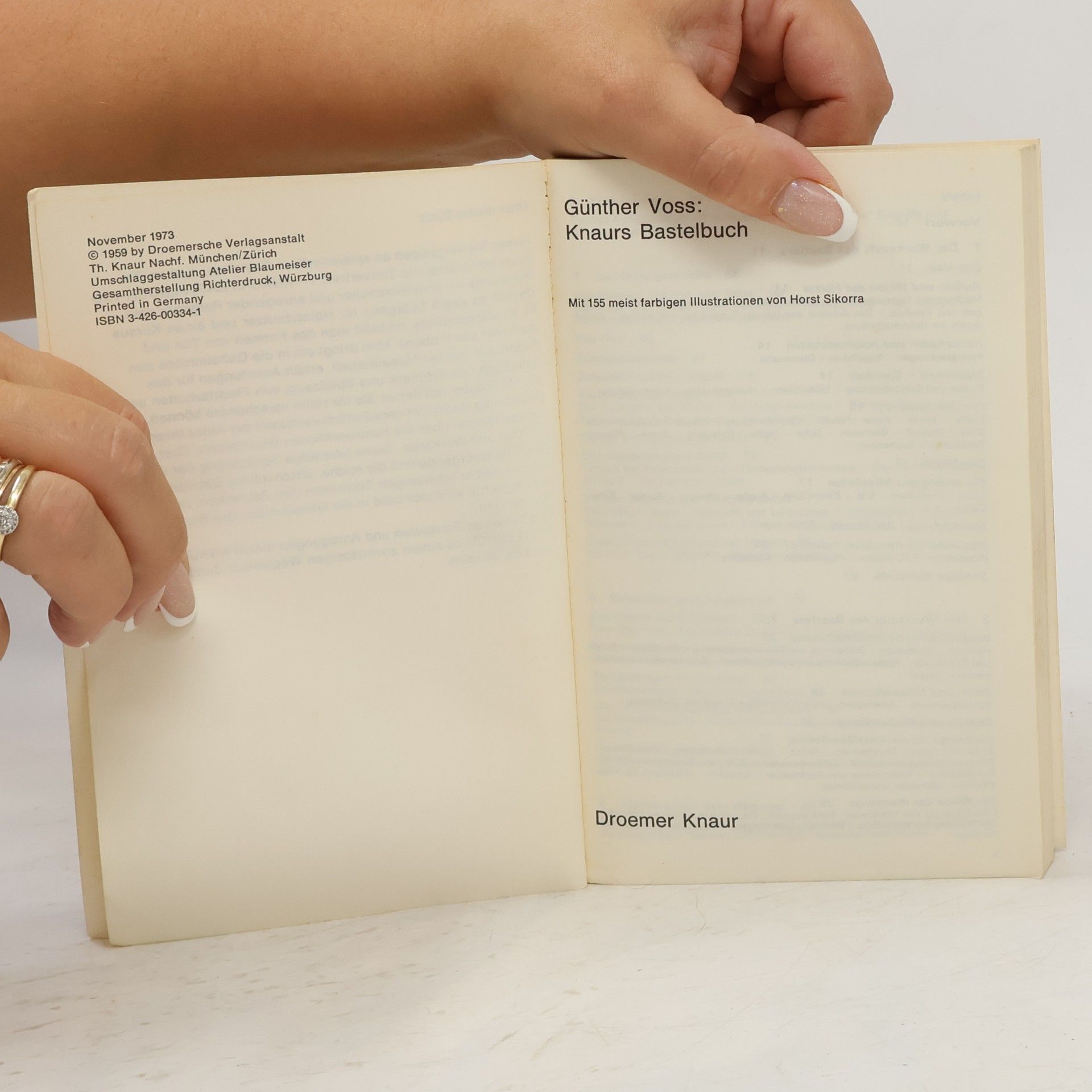 Günther Voss Knaurs Bastelbuch
