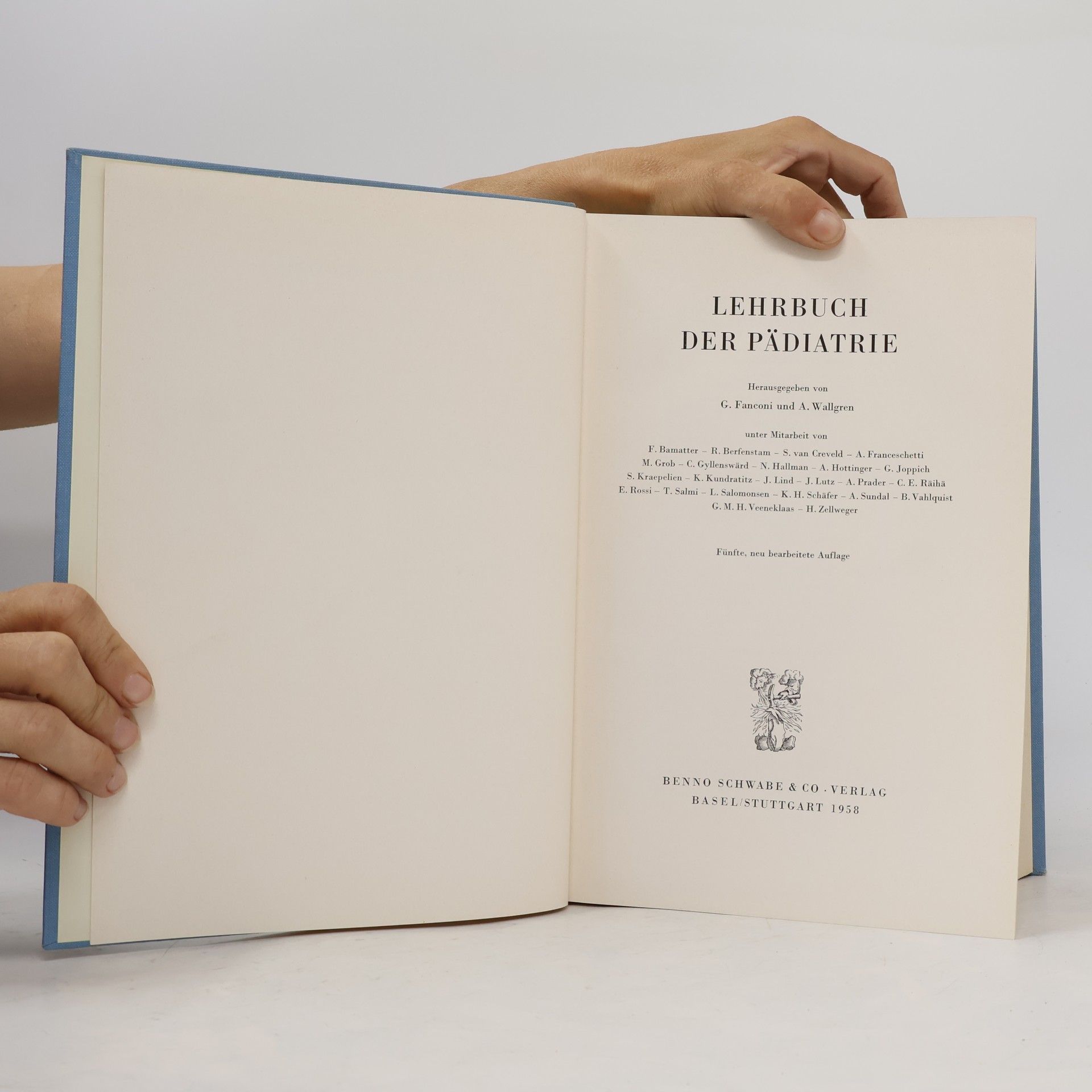 G. Fanconi Lehrbuch der Pädiatrie