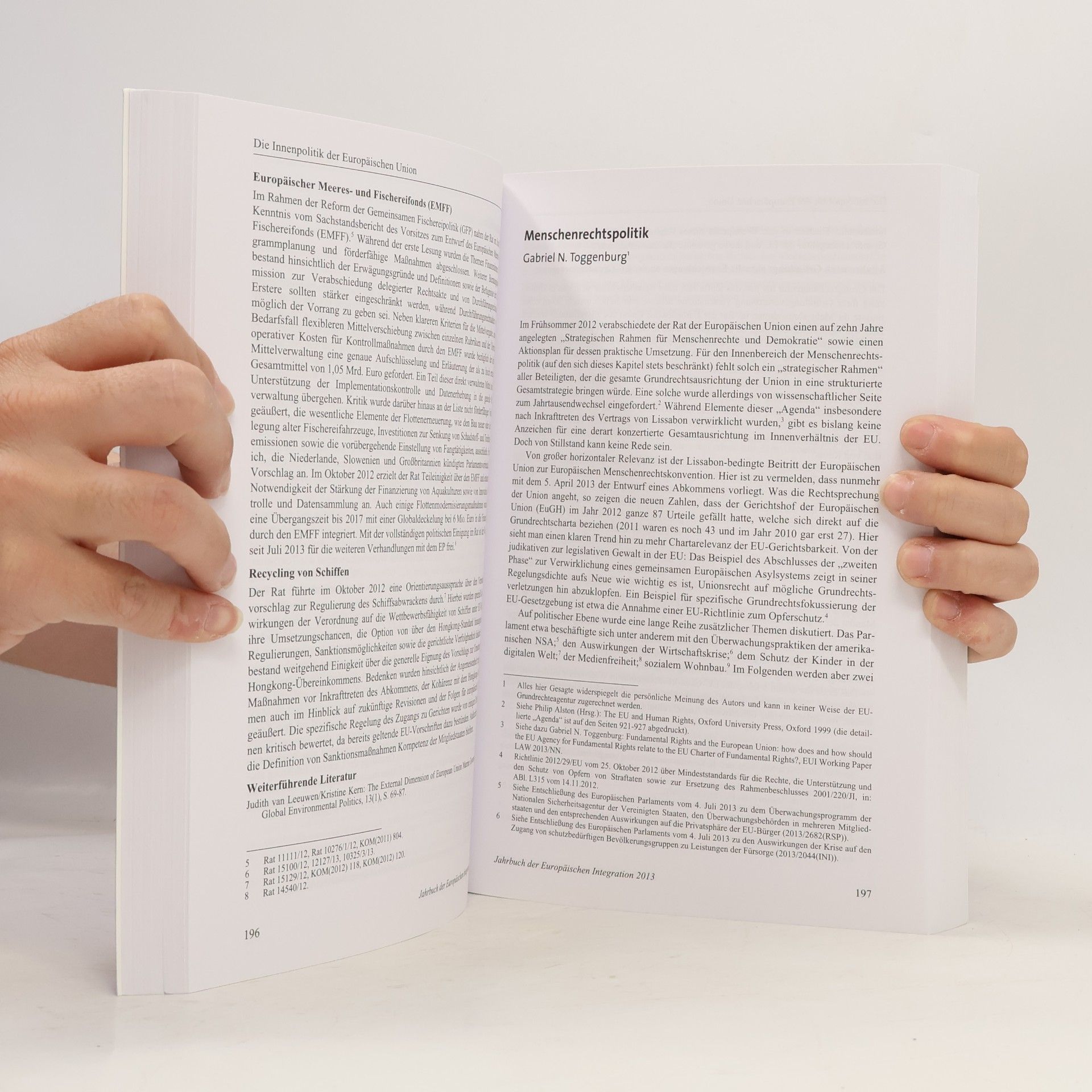 Wolfgang Wessels Jahrbuch Der Europaischen Integration 2013