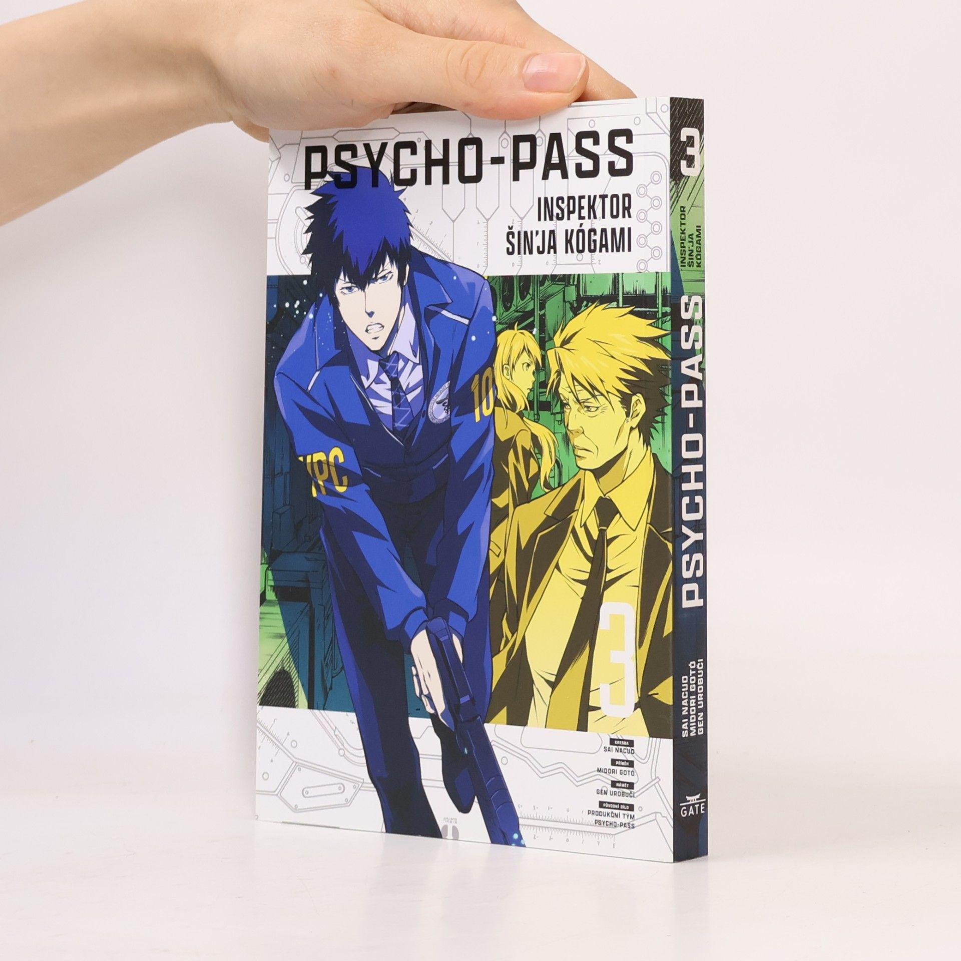 Natsuo Sai Psycho-pass. Inspektor Šin'ja Kógami. 3
