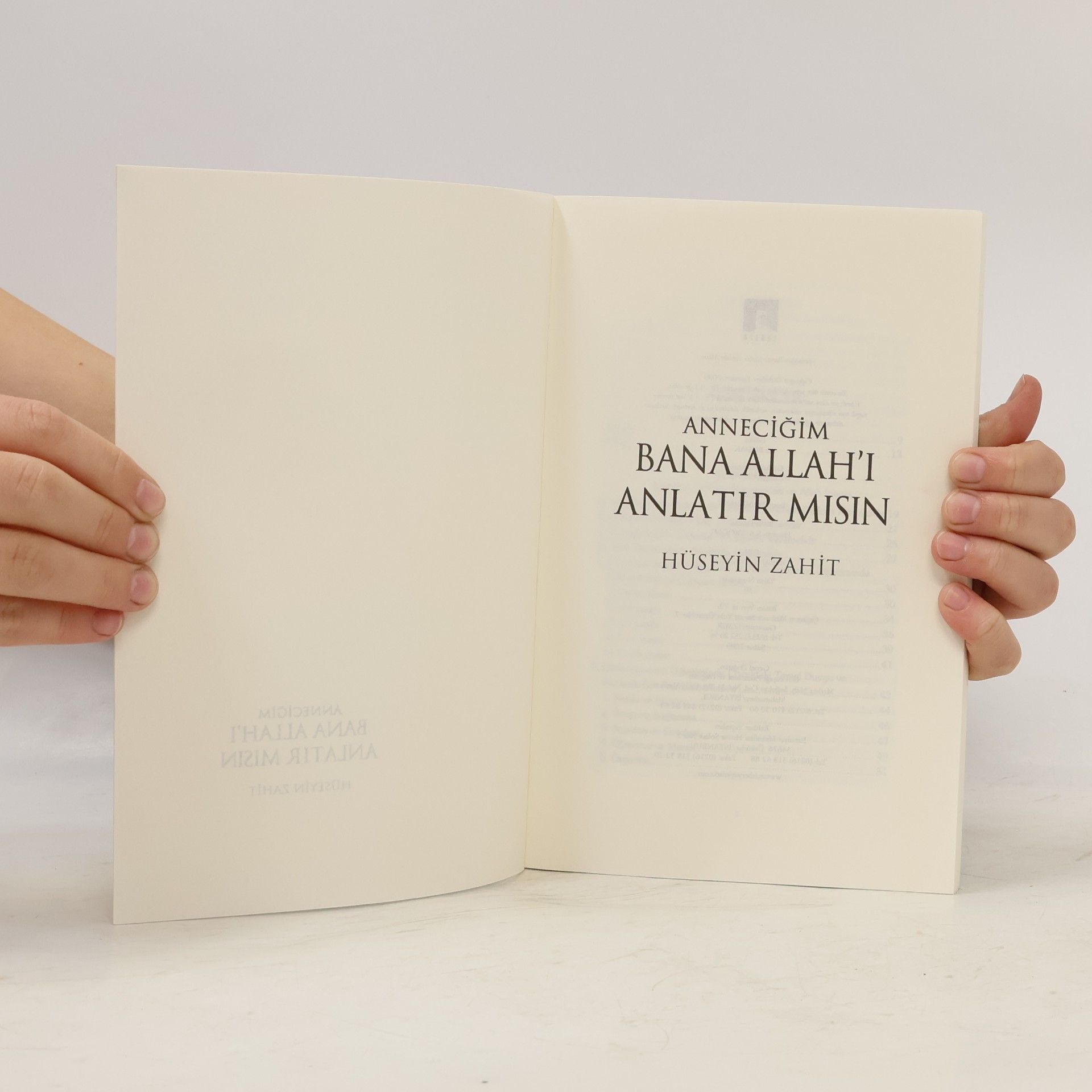 Hüseyin Zahit Anneciğim Bana Allah'ı Anlatır mısın?