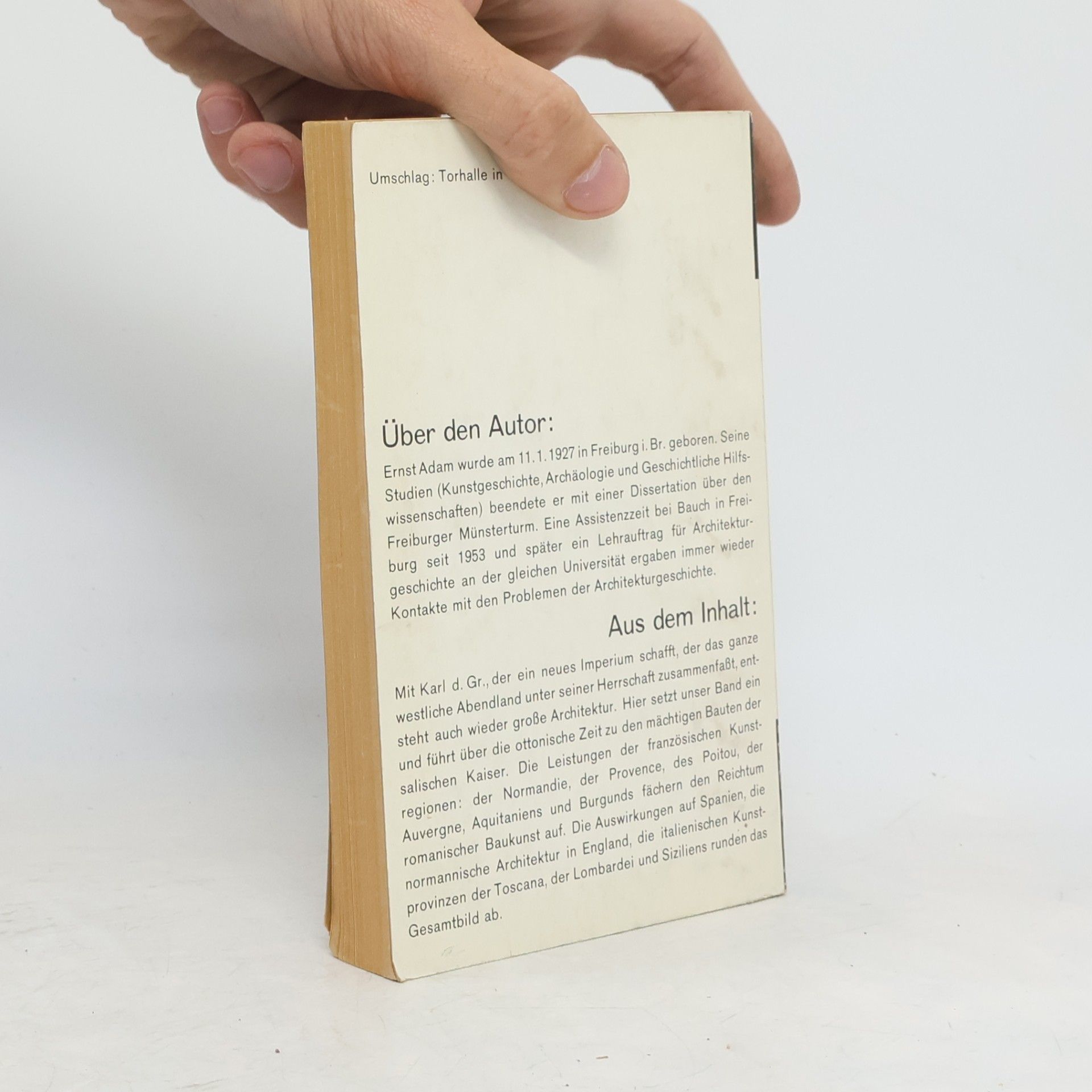 Ernst Adam Ullstein Kunstgeschichte 9. Baukunst des Mittelalters 1