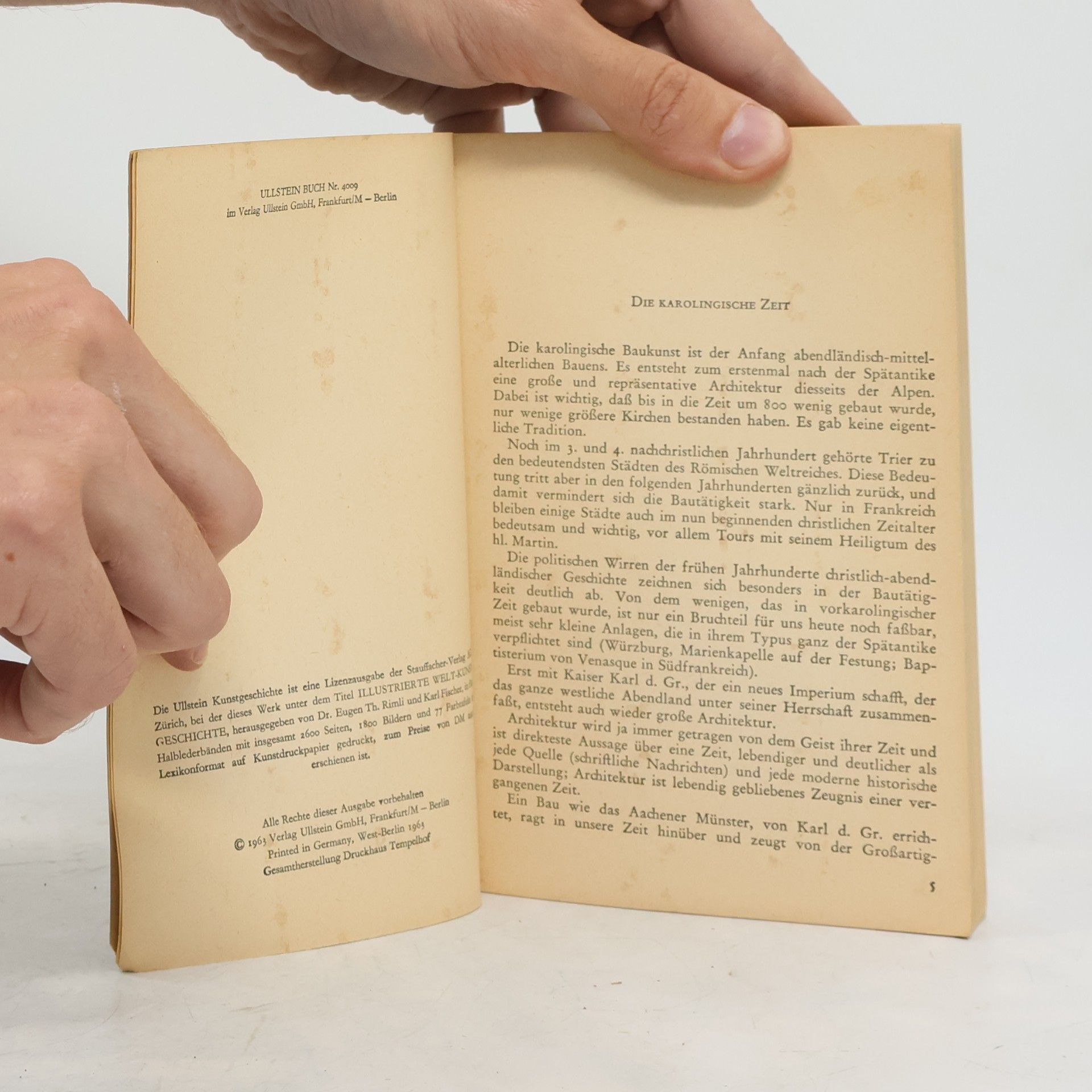 Ernst Adam Ullstein Kunstgeschichte 9. Baukunst des Mittelalters 1