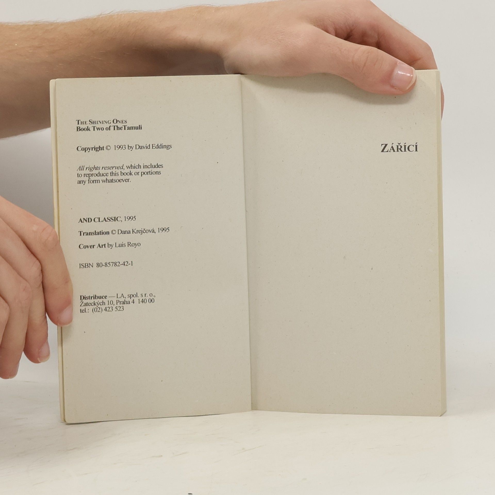 David Eddings Zářící. Druhá kniha Tamuli