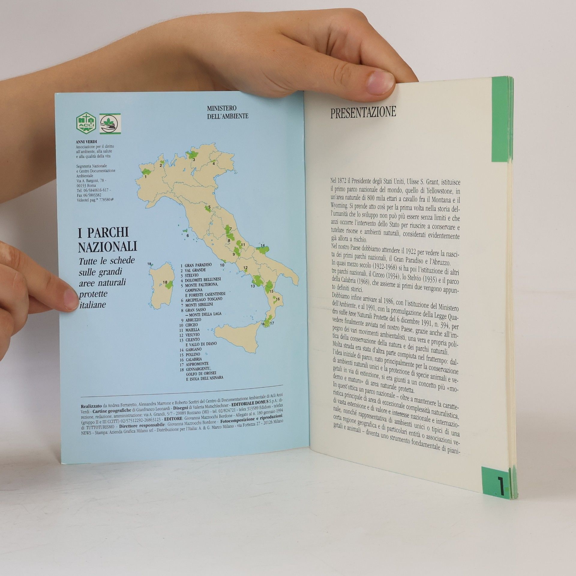Various authors I parchi nazionali