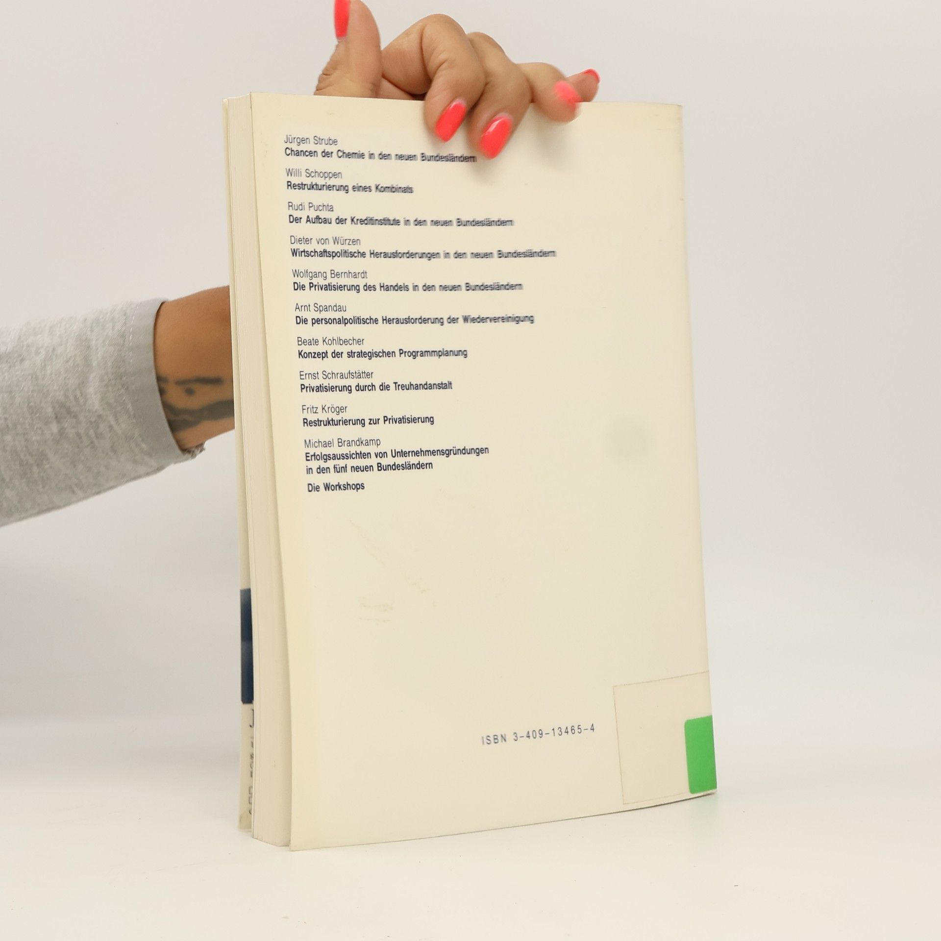 Horst Albach ZfB-Ergänzungsheft - 1/93: Unternehmen in den neuen Bundesländern