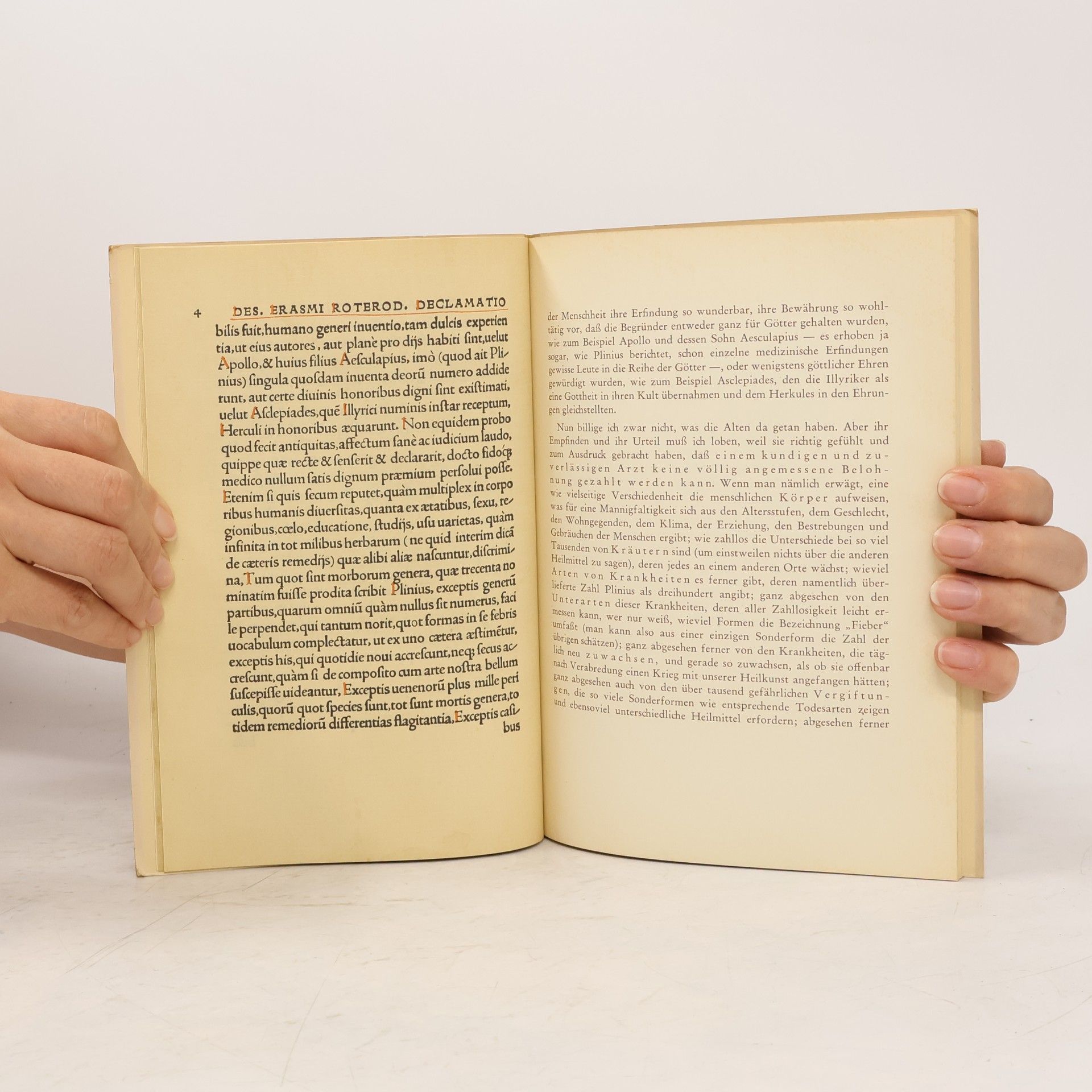 Desiderius Erasmus von Rotterdam Encomium artis medicae