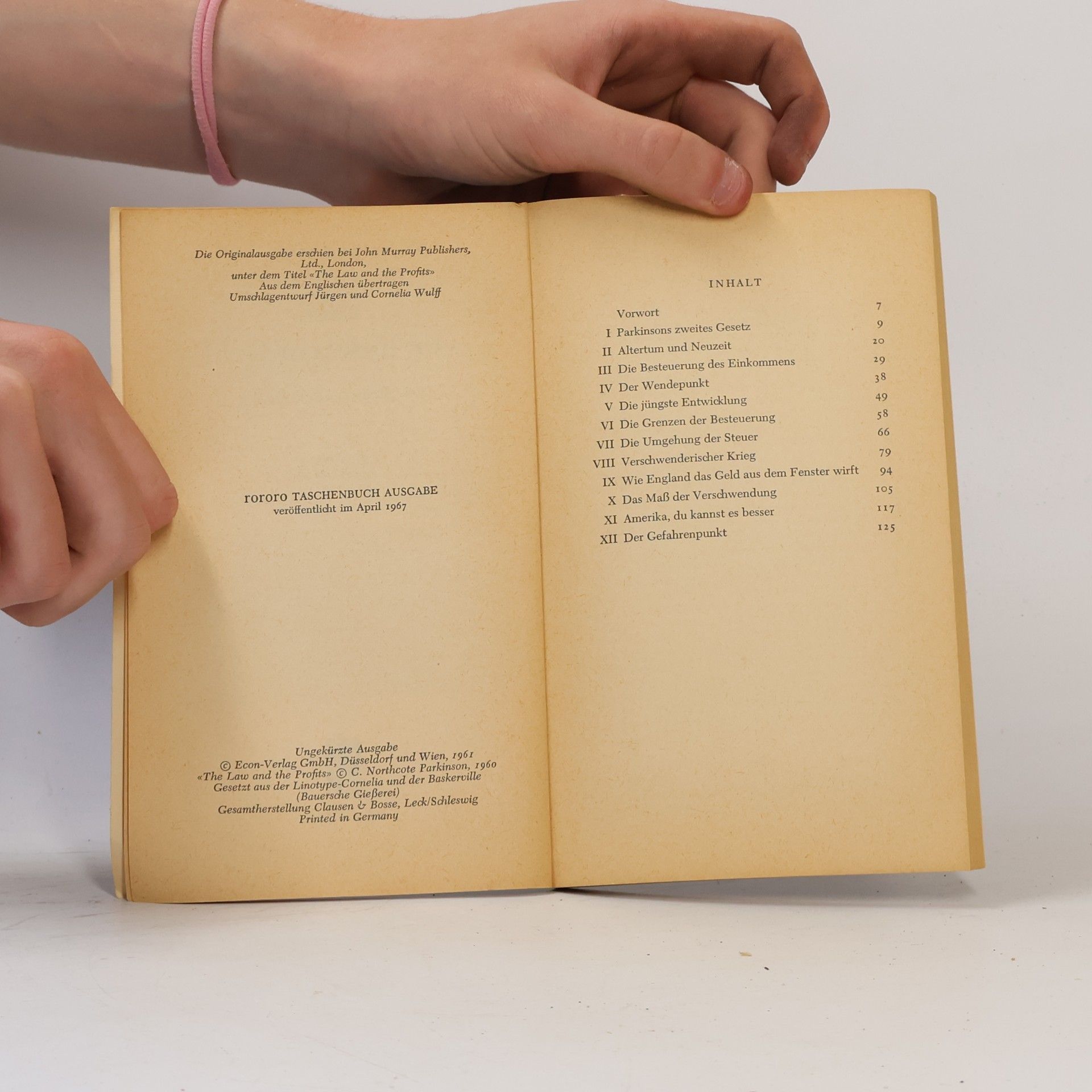 C. Northcote Parkinson ... alles von unserem Geld
