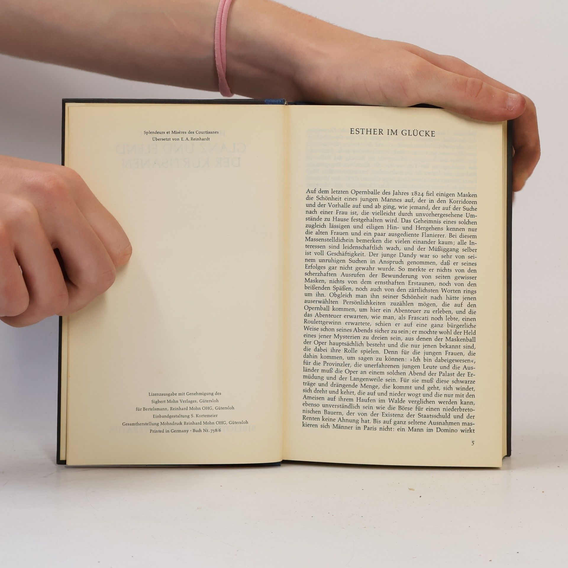 Honoré de Balzac Glanz und Elend der Kurtisanen