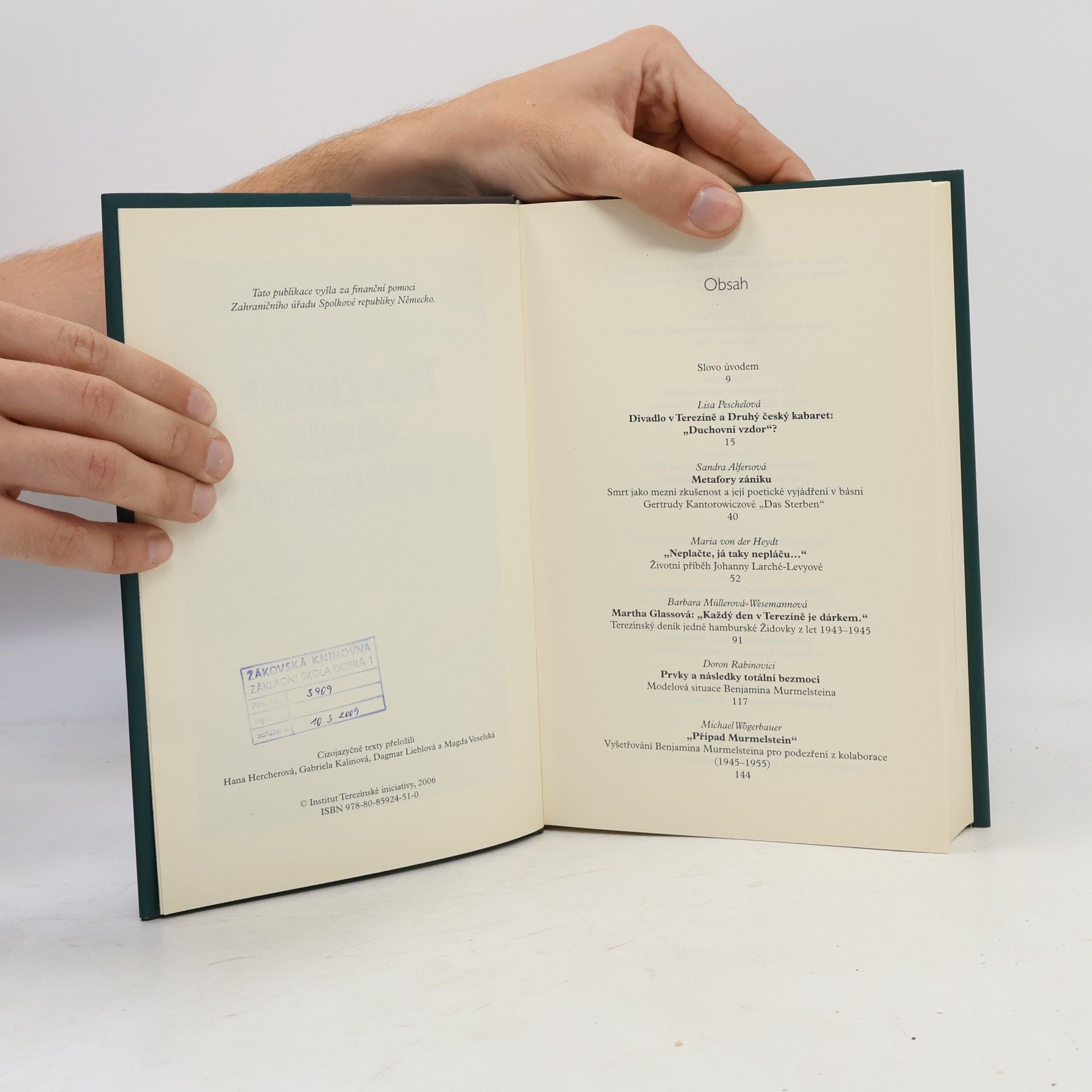 Autorenkollektiv Terezínské studie a dokumenty 2006