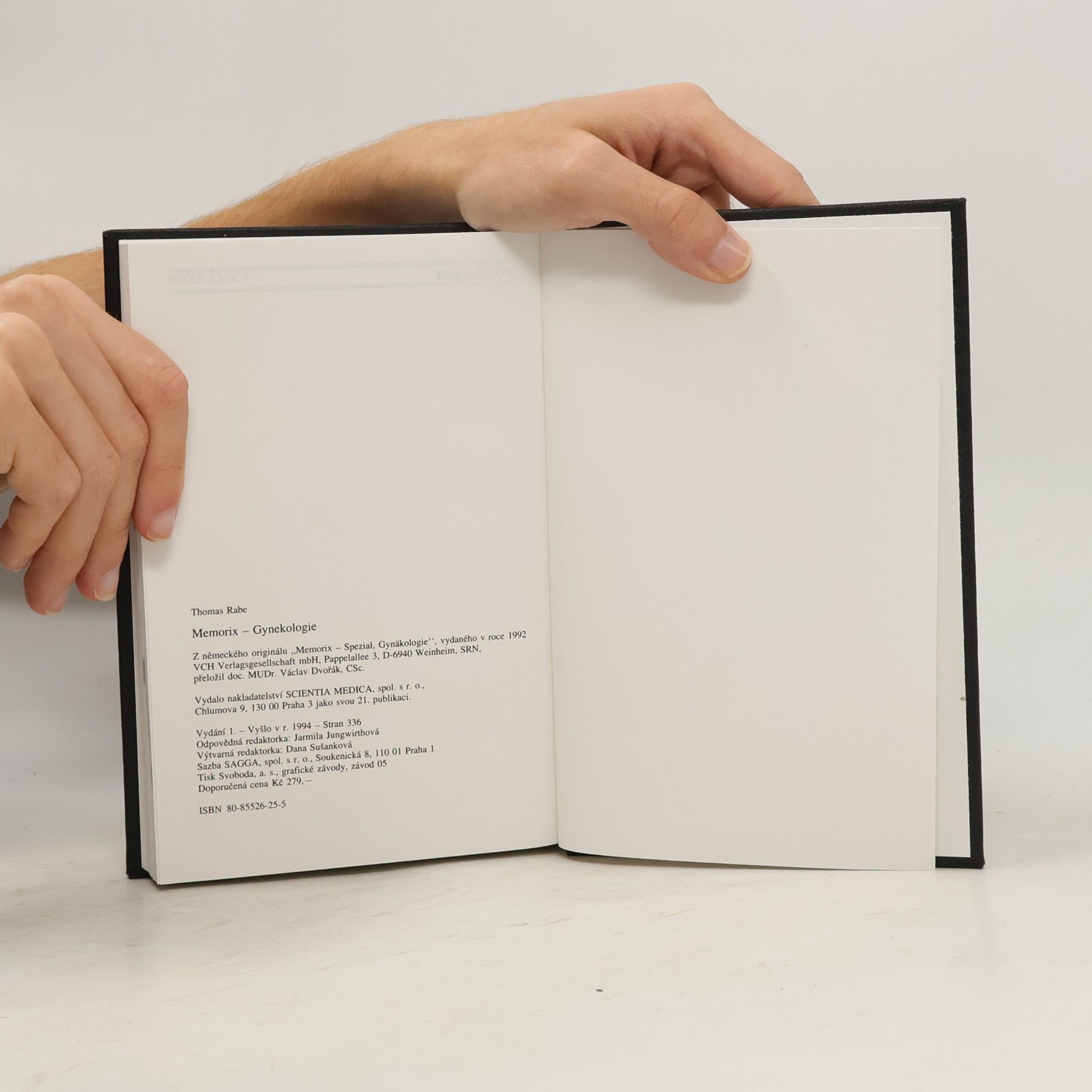 Thomas Rabe Memorix. Gynekologie