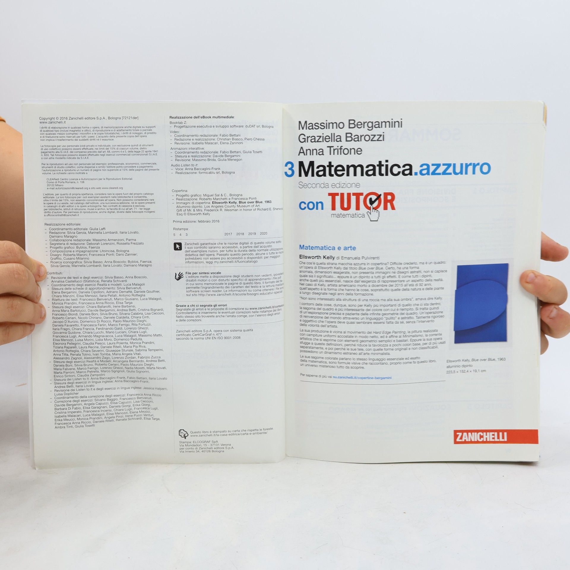 Massimo Bergamini Matematica Azzurro 3 con Tutor