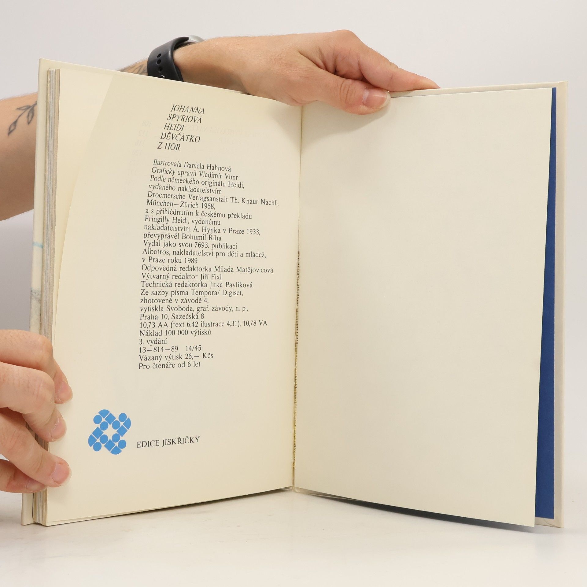 Johanna Spyri Heidi, děvčátko z hor