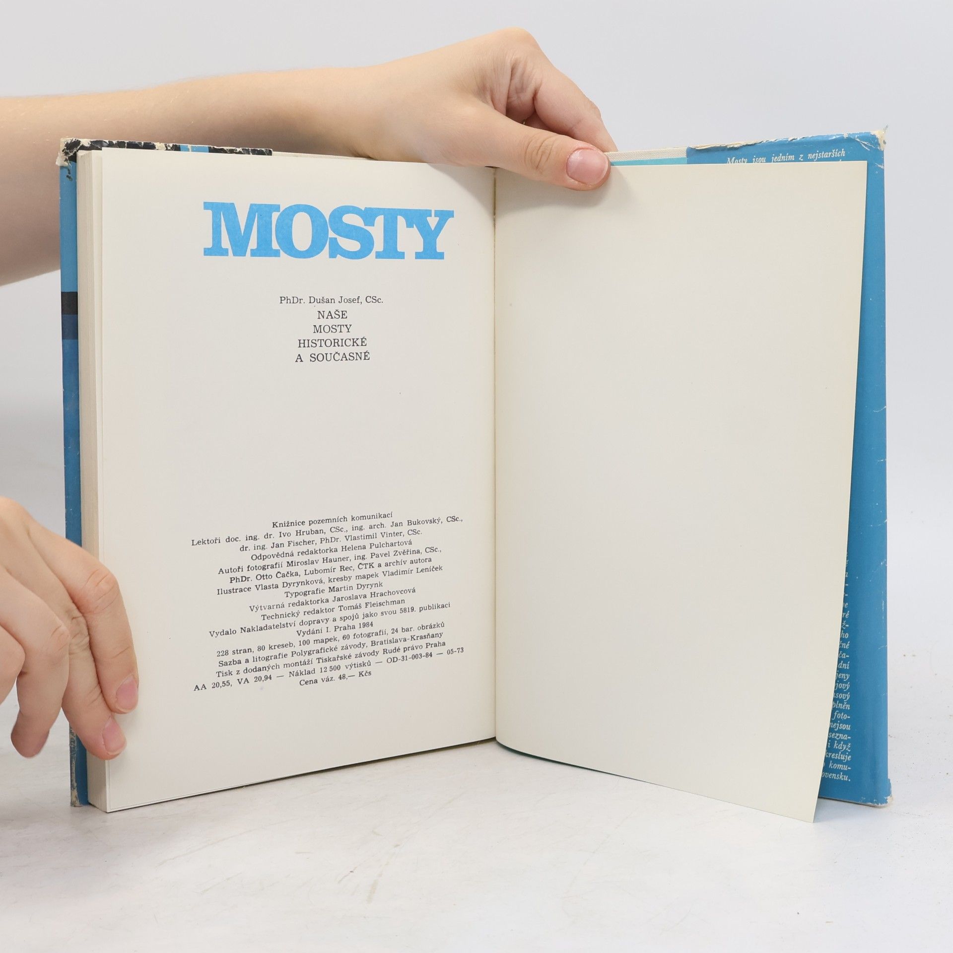 Dušan Josef Mosty. Naše mosty historické a současné