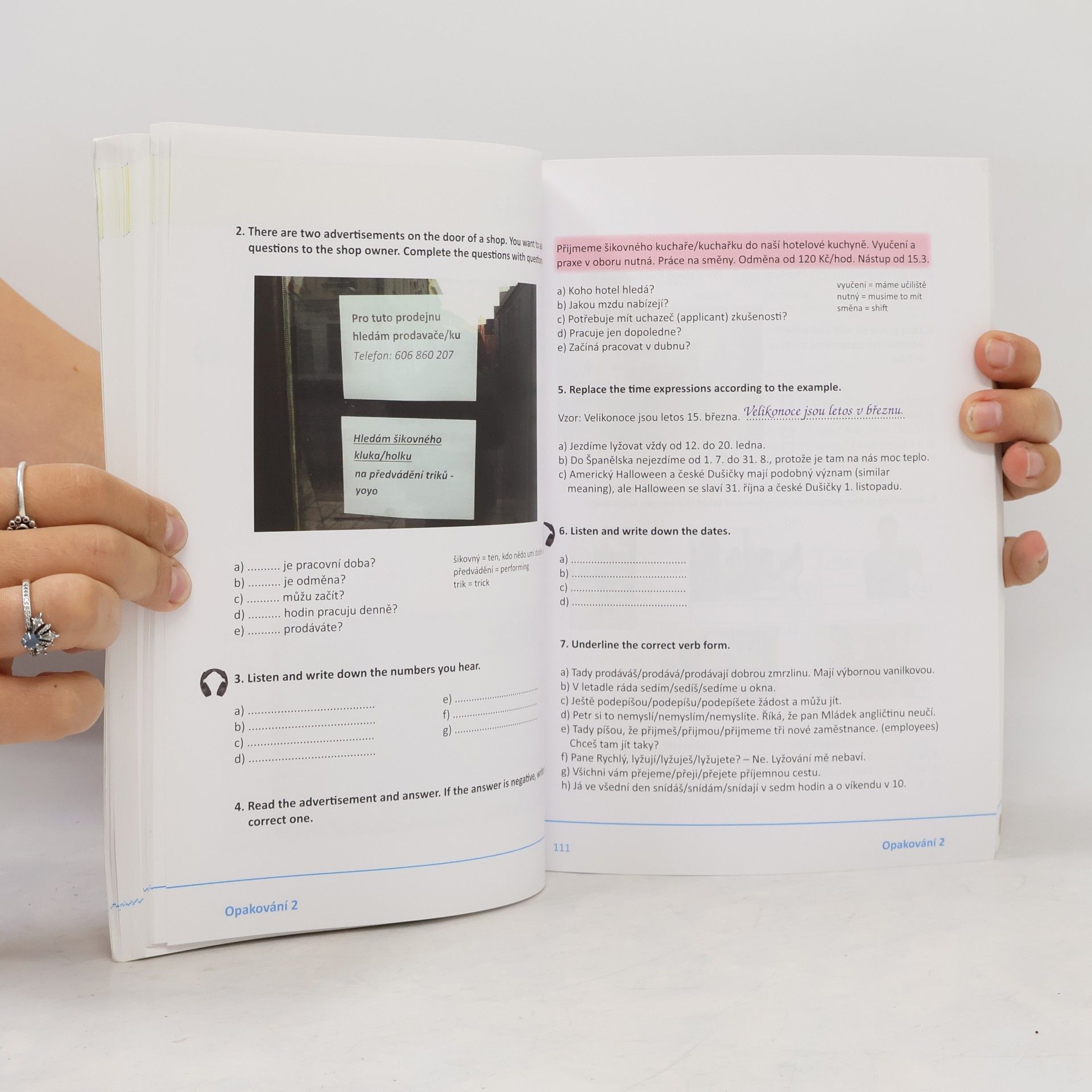 Štěpánka Pařízková Czech for beginners step by step/Čeština pro začátečníky krok za krokem