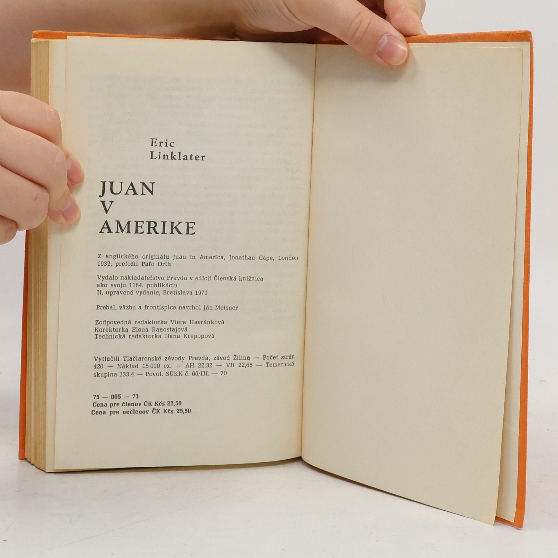 Eric Linklater Juan v Amerike