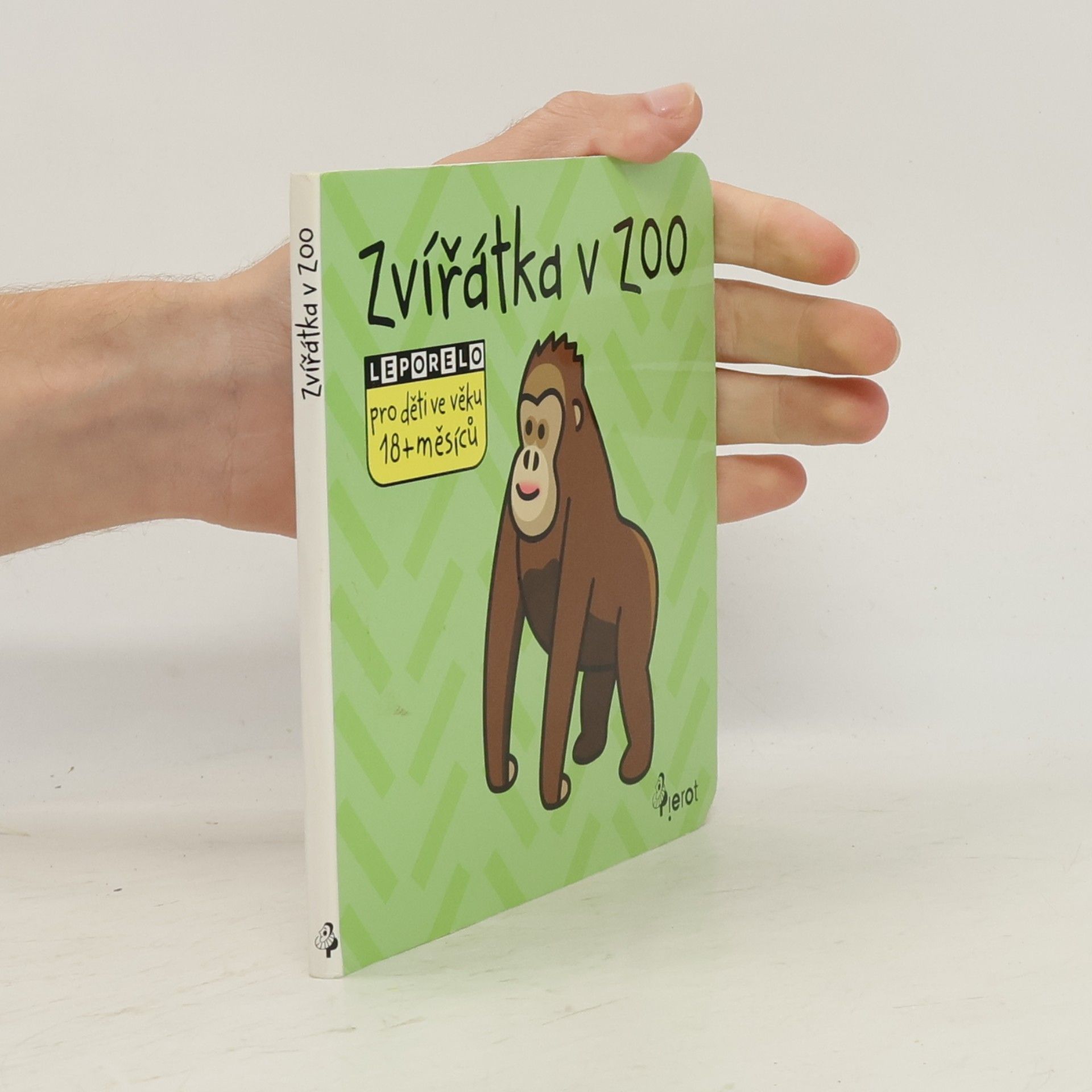 Jan Jiskra Zvířátka v zoo: leporelo pro děti ve věku 18+ měsíců