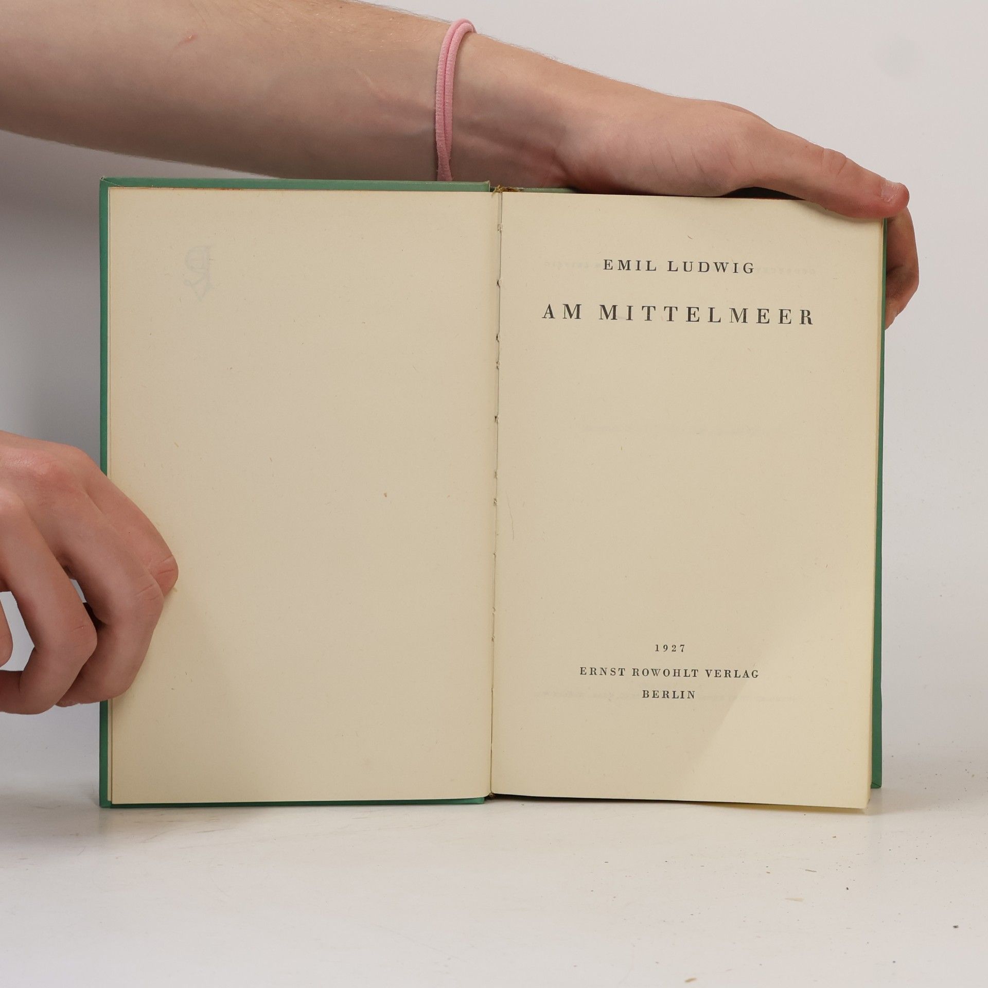 Emilie Ludwig Am Mittelmeer