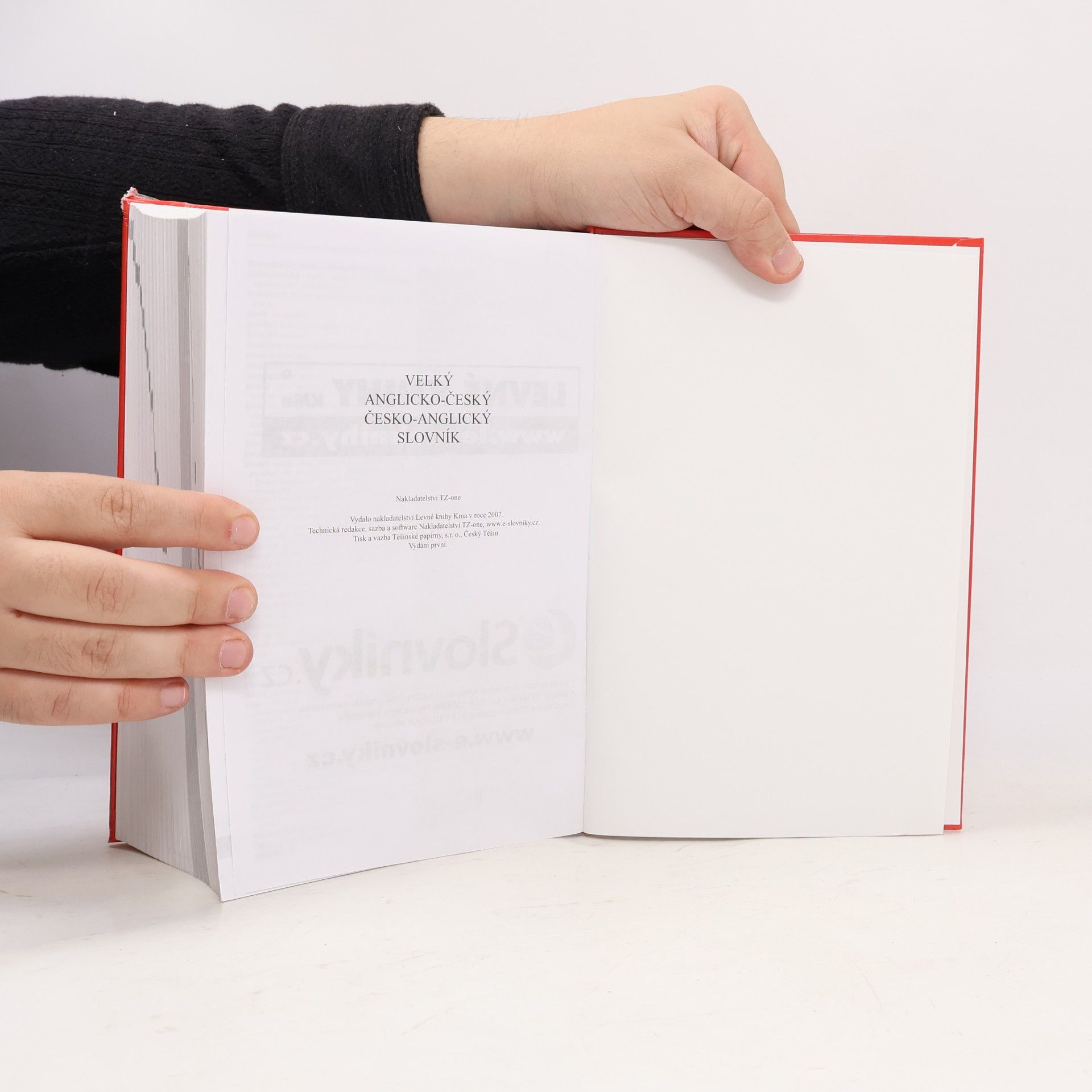 Tomáš Zahradníček Velký anglicko-český, česko-anglický slovník. Comprehensive English-Czech, Czech-English Dictionary