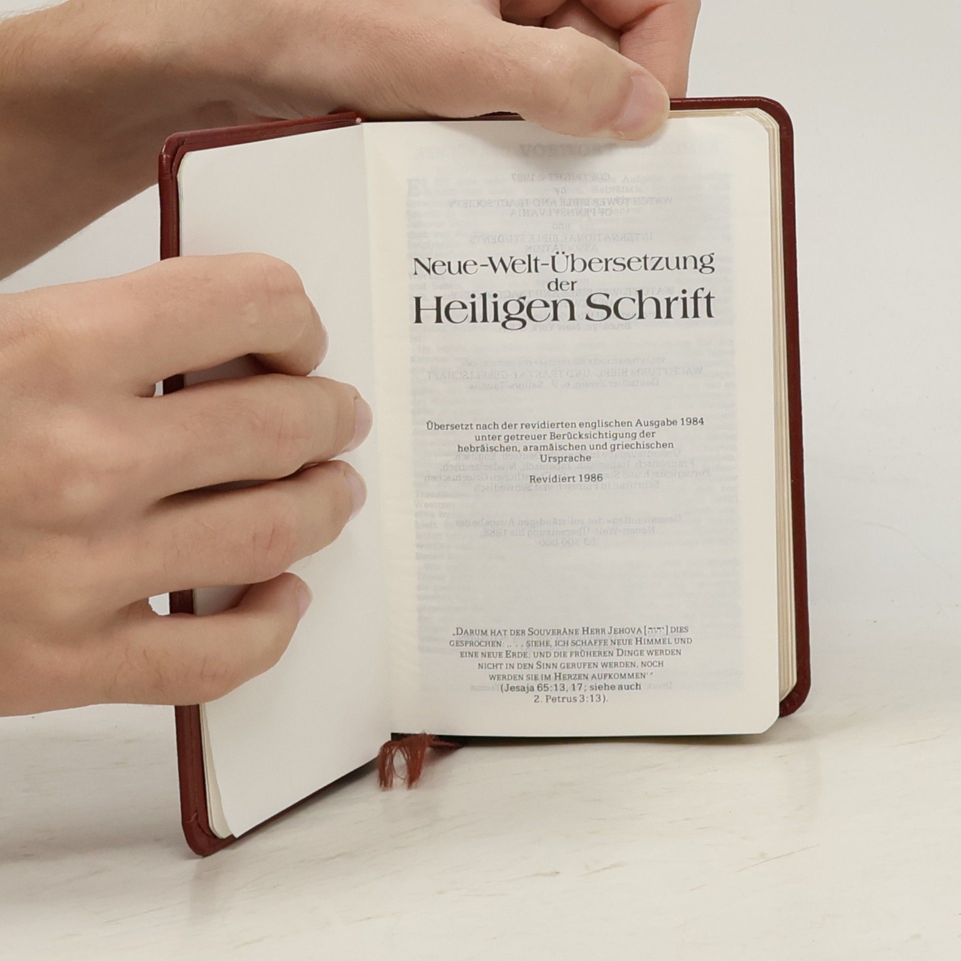 Various authors Neue-Welt-Übersetzung der Heiligen Schrift
