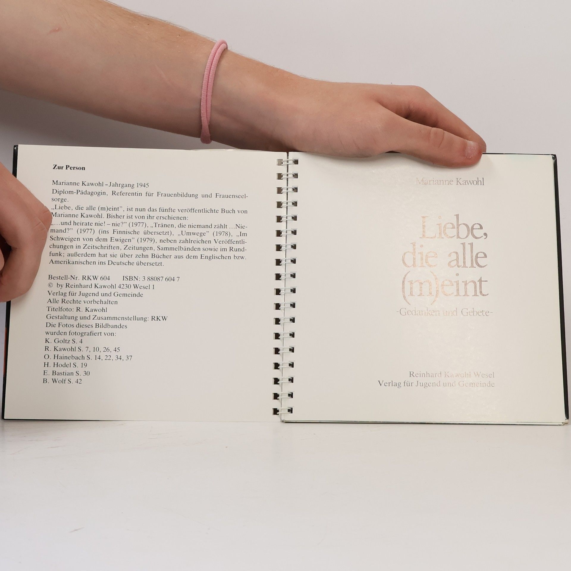 Marianne Kawohl Liebe, die alle (m)eint
