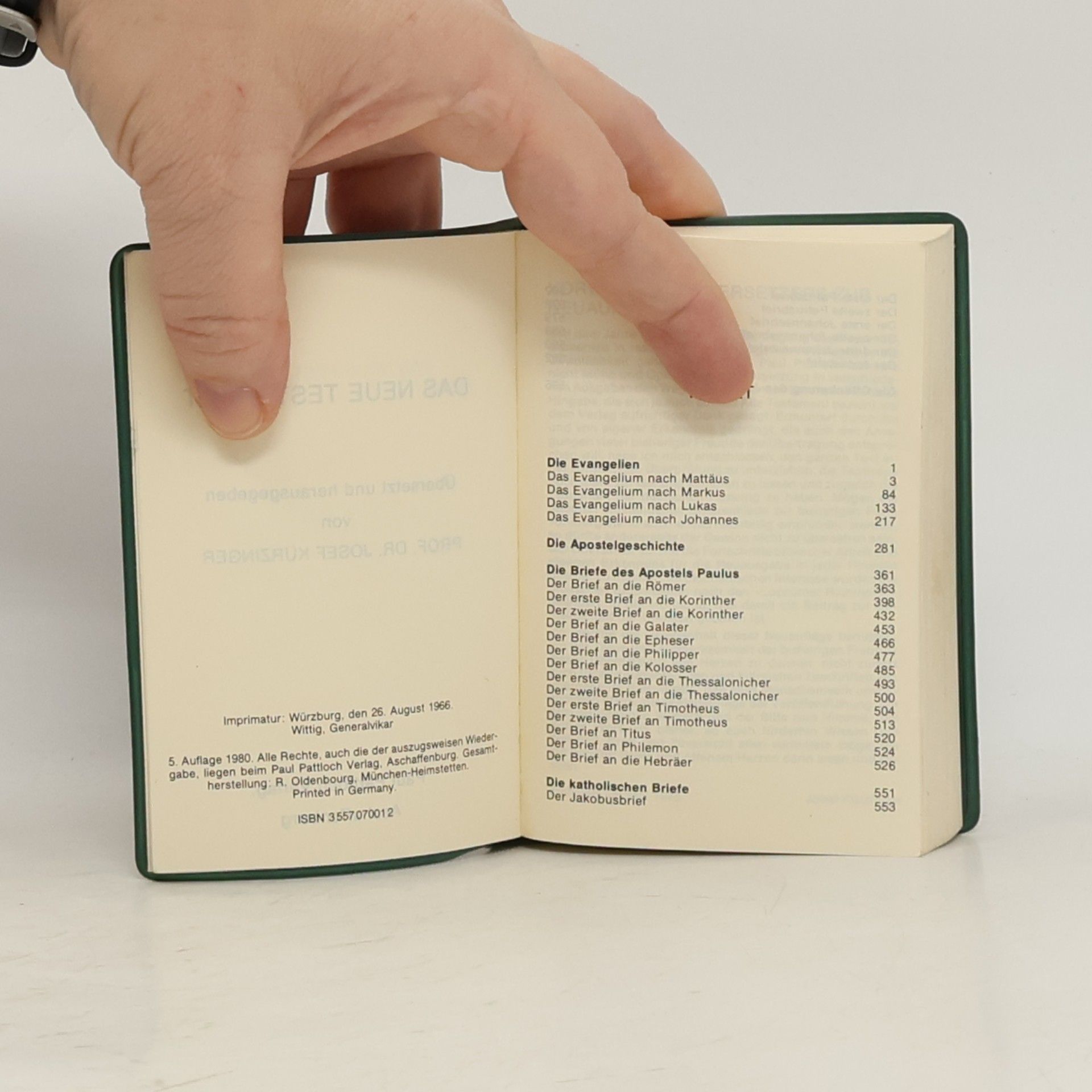 Josef Kürzinger Das Neue Testament