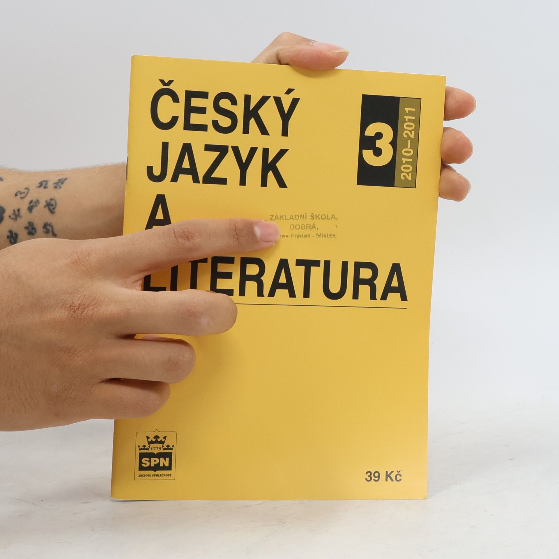 Various authors Český jazyk a literatura 3. 2010-2011