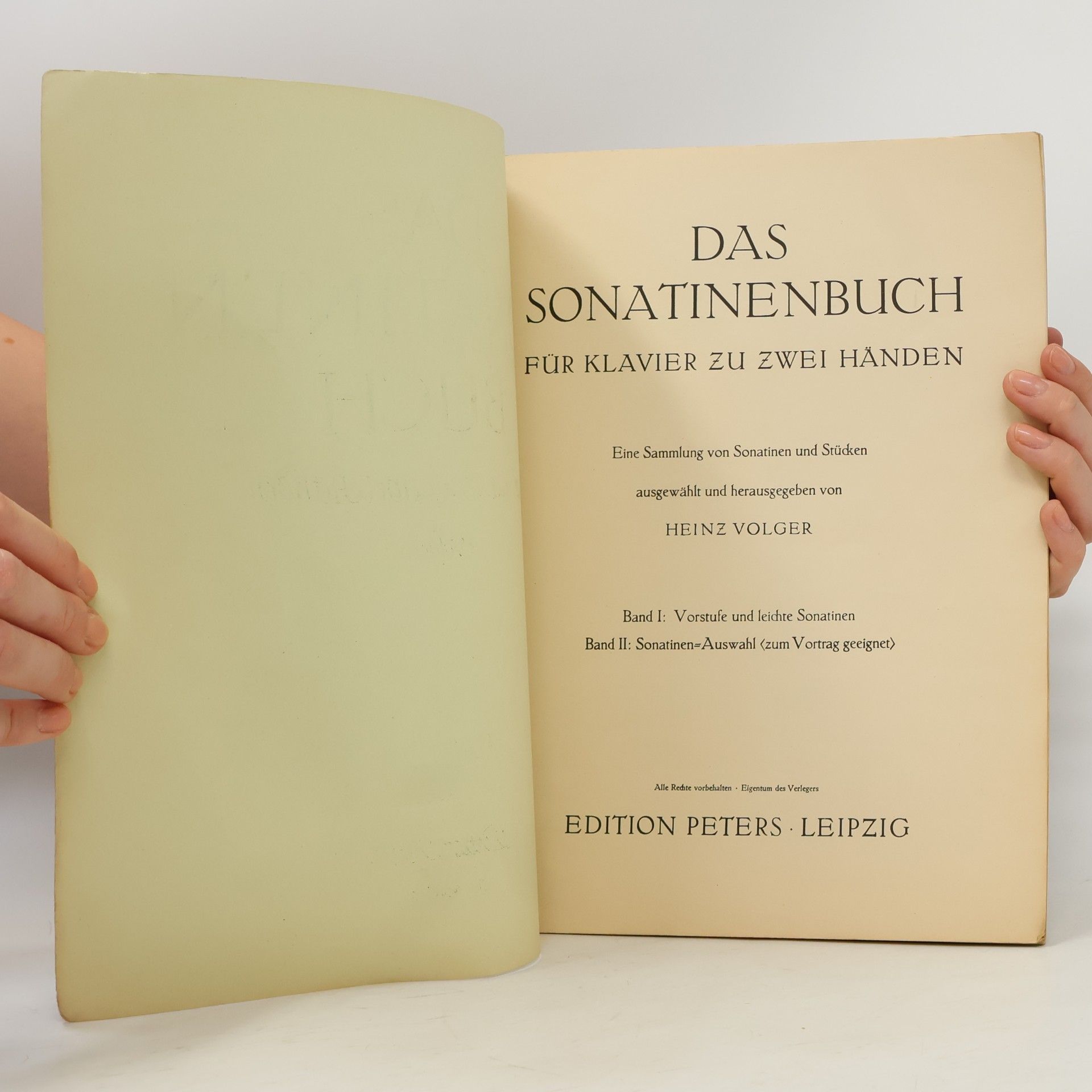 Heinz Volger Das sonatinenbuch 1