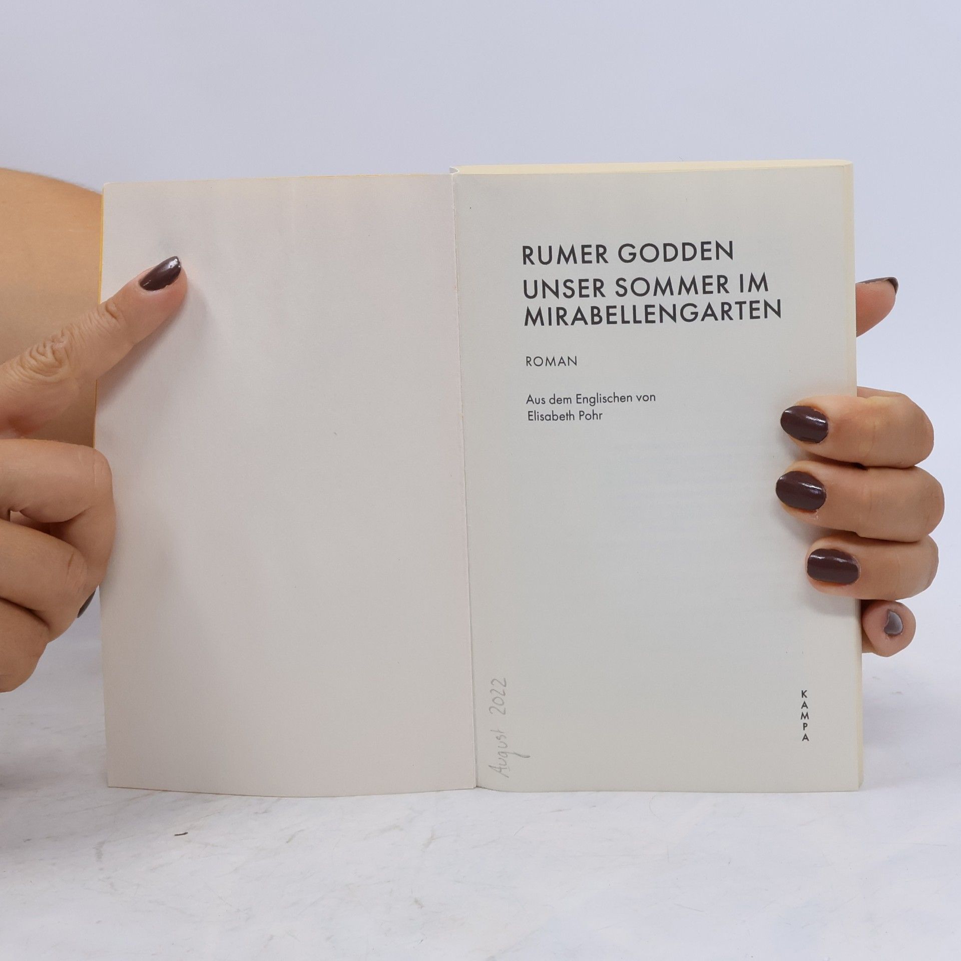 Rumer Godden Unser Sommer im Mirabellengarten
