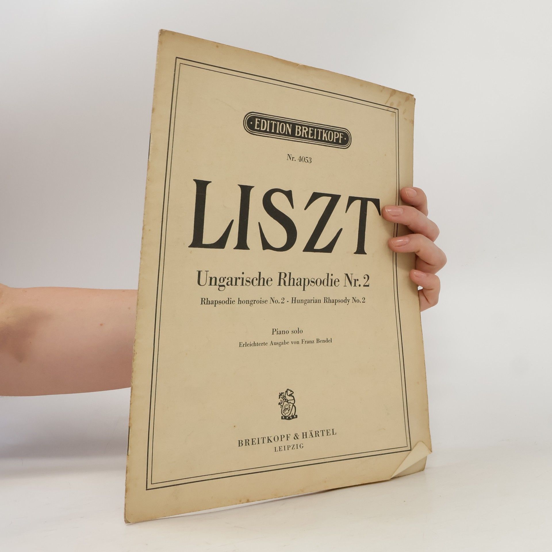 Liszt. Ungarische Rhapsodie Nr. 2