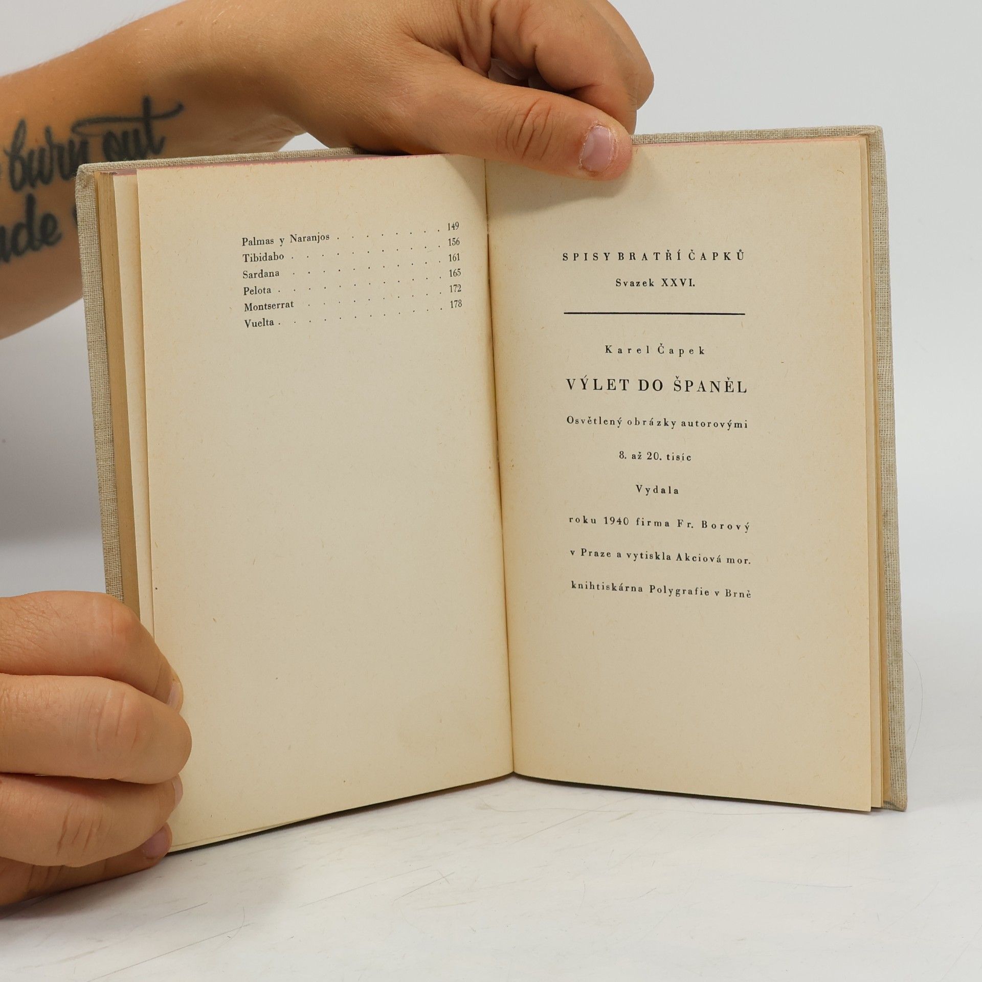 Karel Čapek Výlet do Španěl