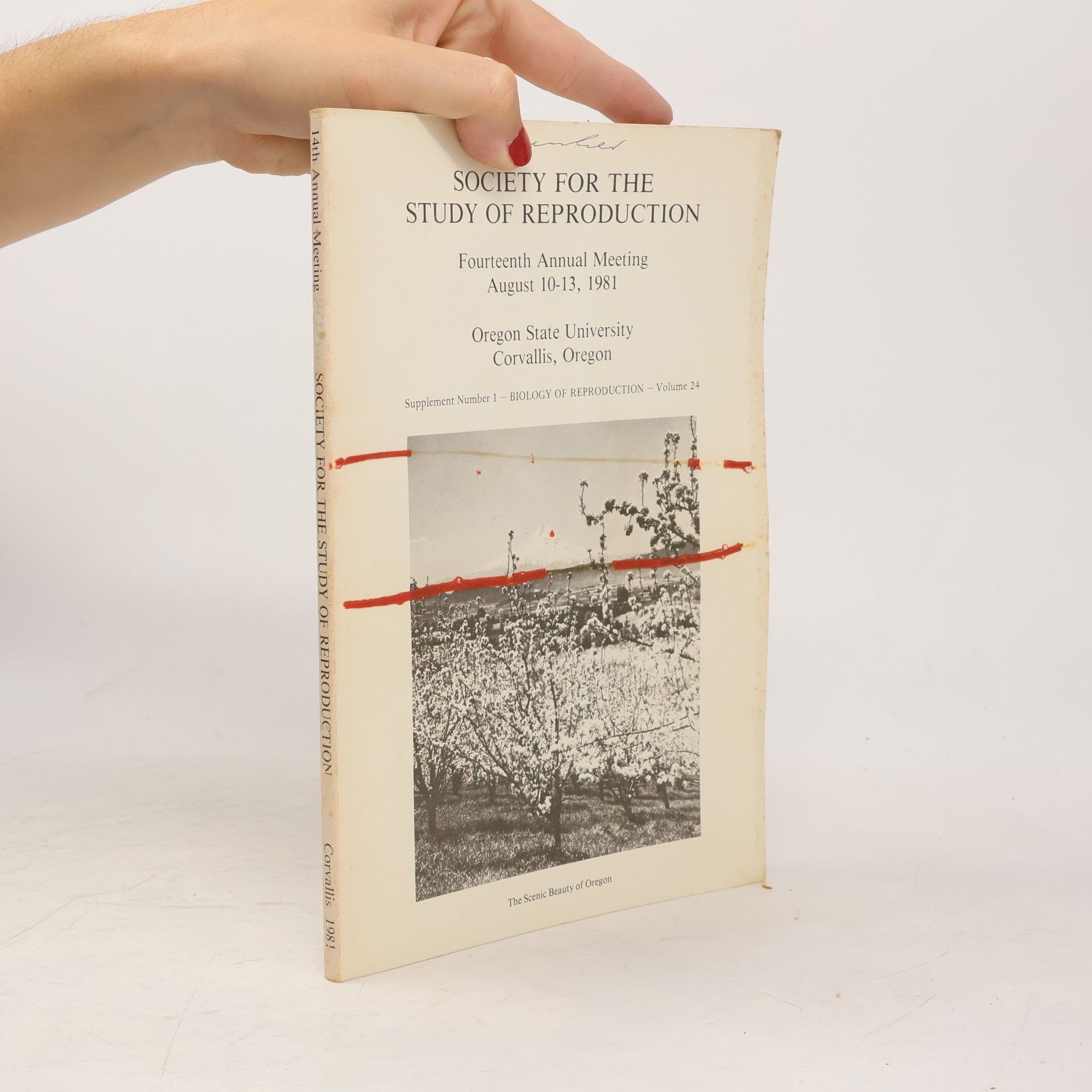 Collectif d'auteurs Society for the Study of Reproduction 24/1981