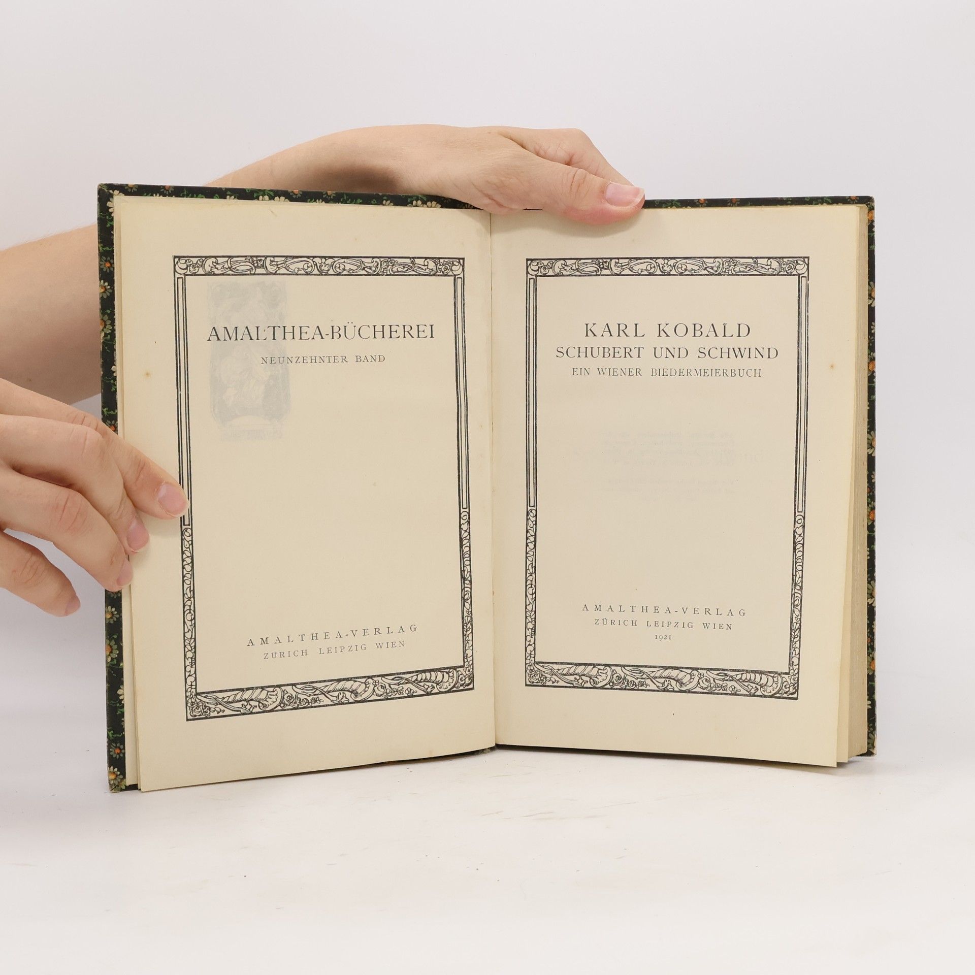 Karl Kobald Schubert und Schwind