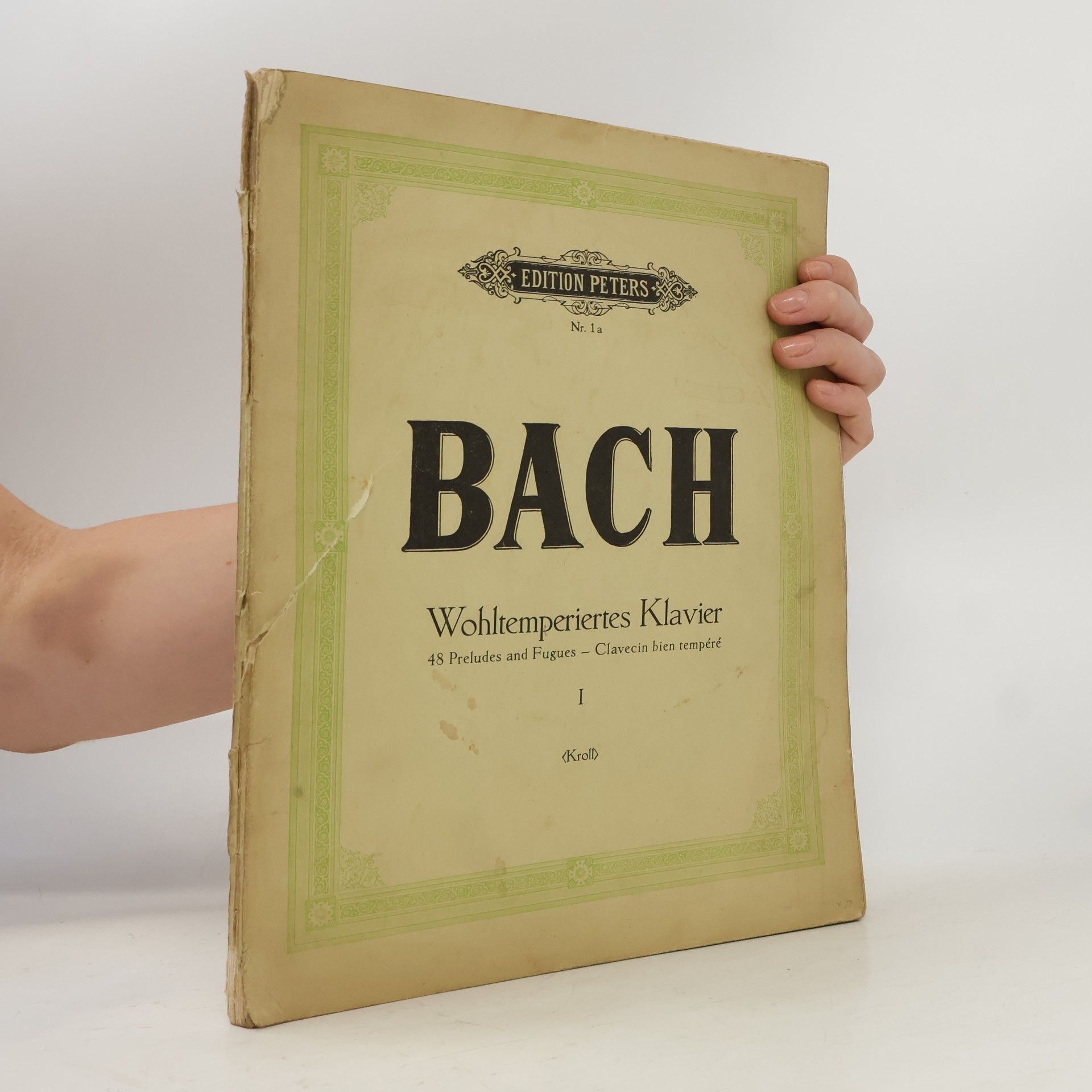 Johann Sebastian Bach Bach. Wohltetmperiertes Klavier I.
