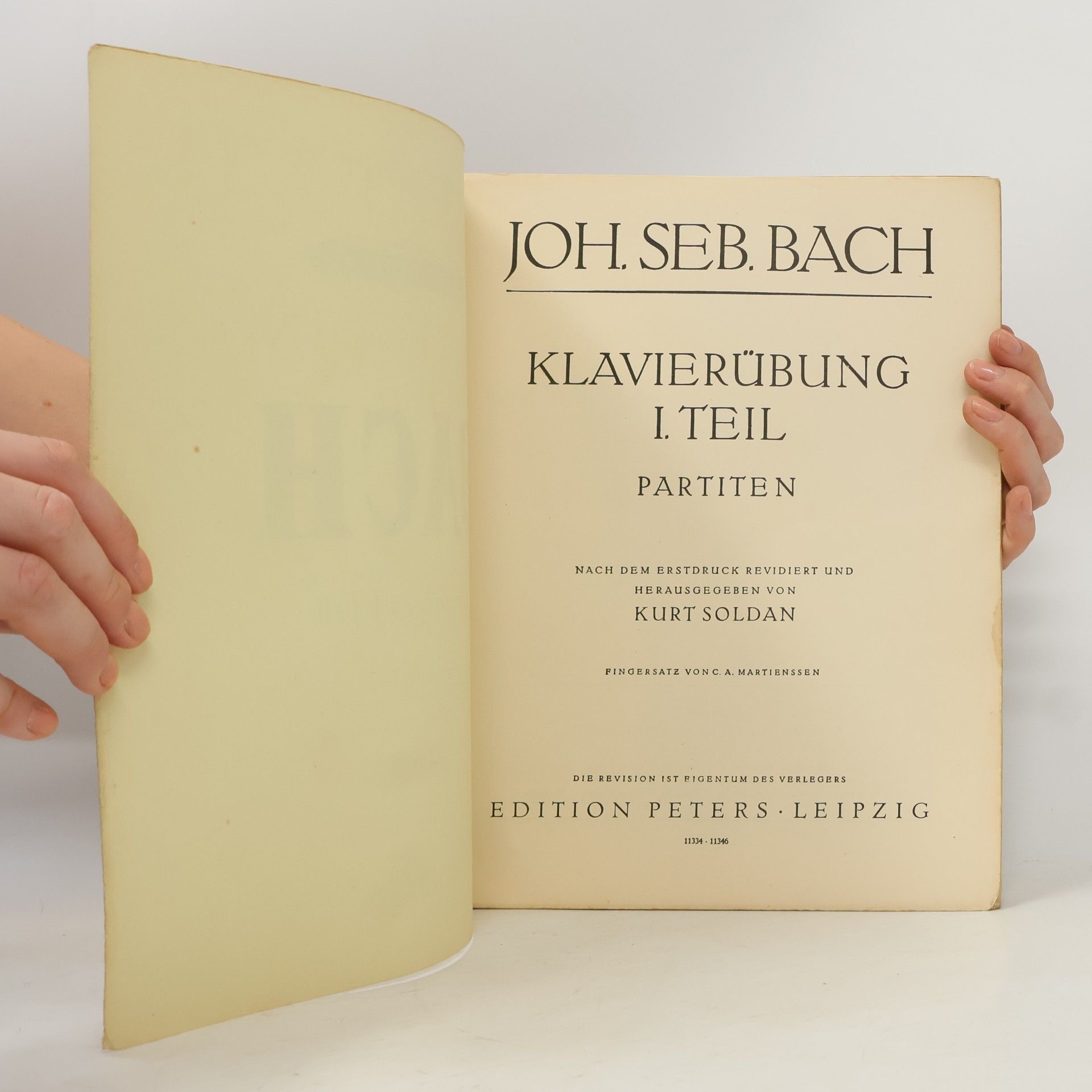 Johann Sebastian Bach Bach Klavierübung I.