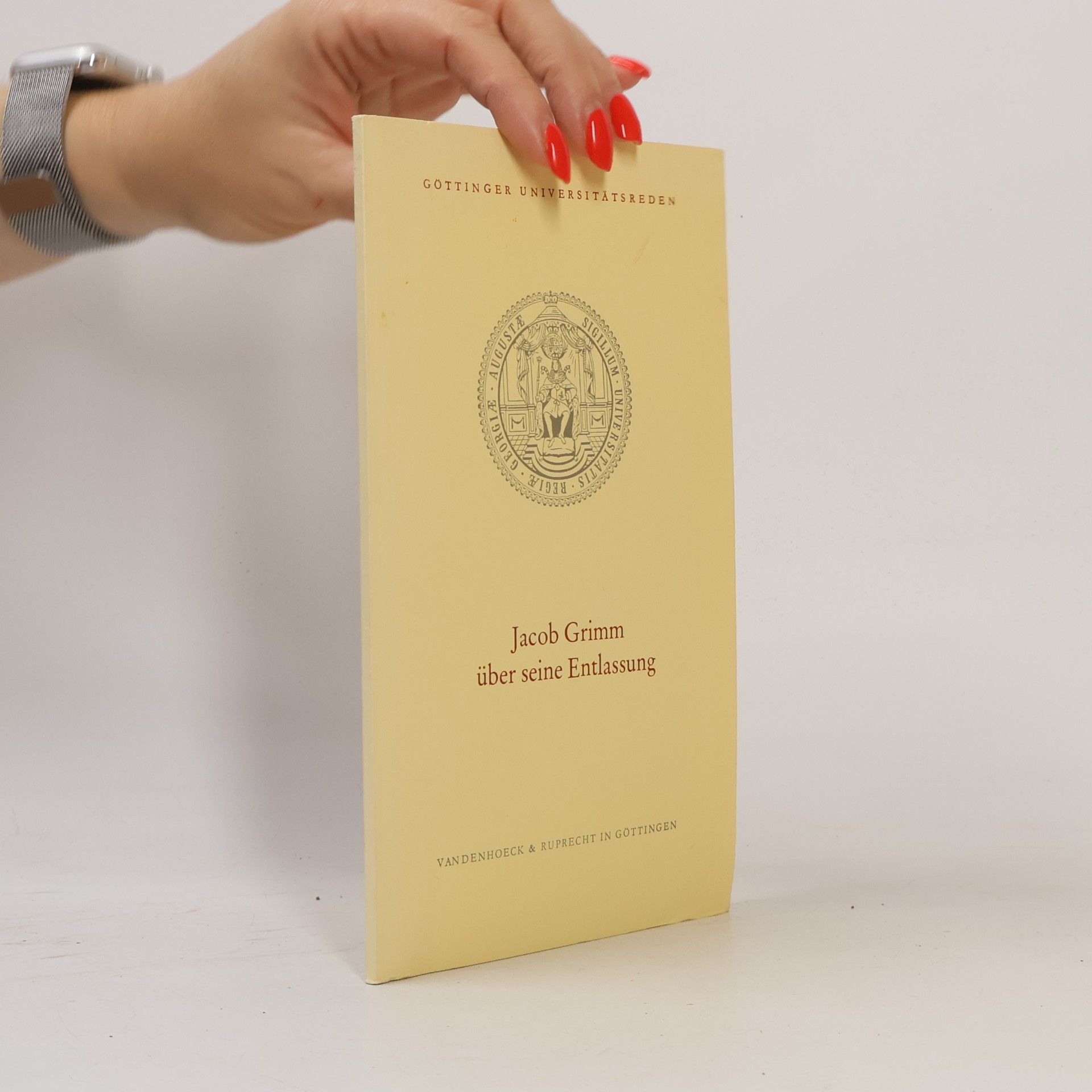 Jacob Grimm Jacob Grimm über seine Entlassung