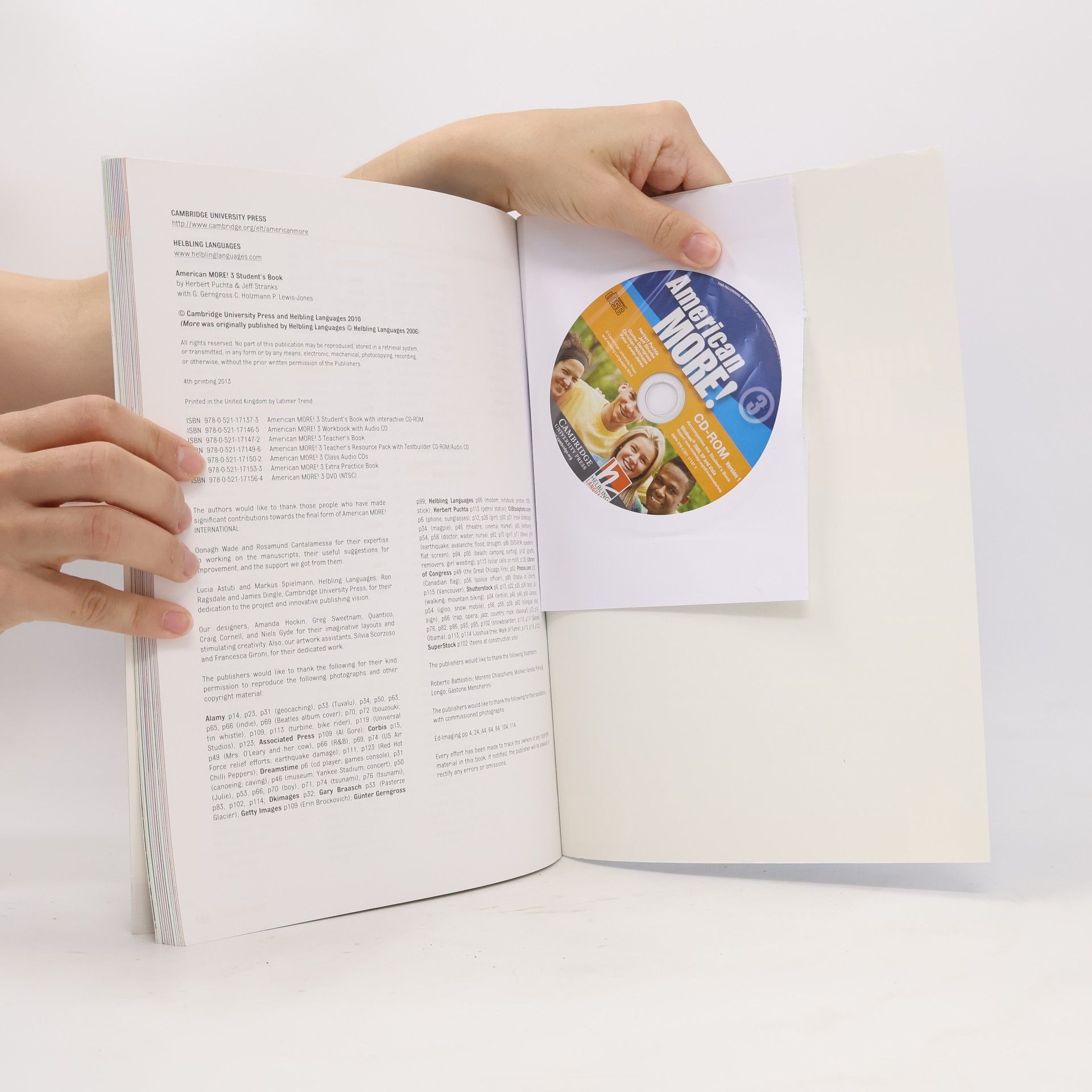 Herbert Puchta American More! Level 3 Student's Book With CD-ROM