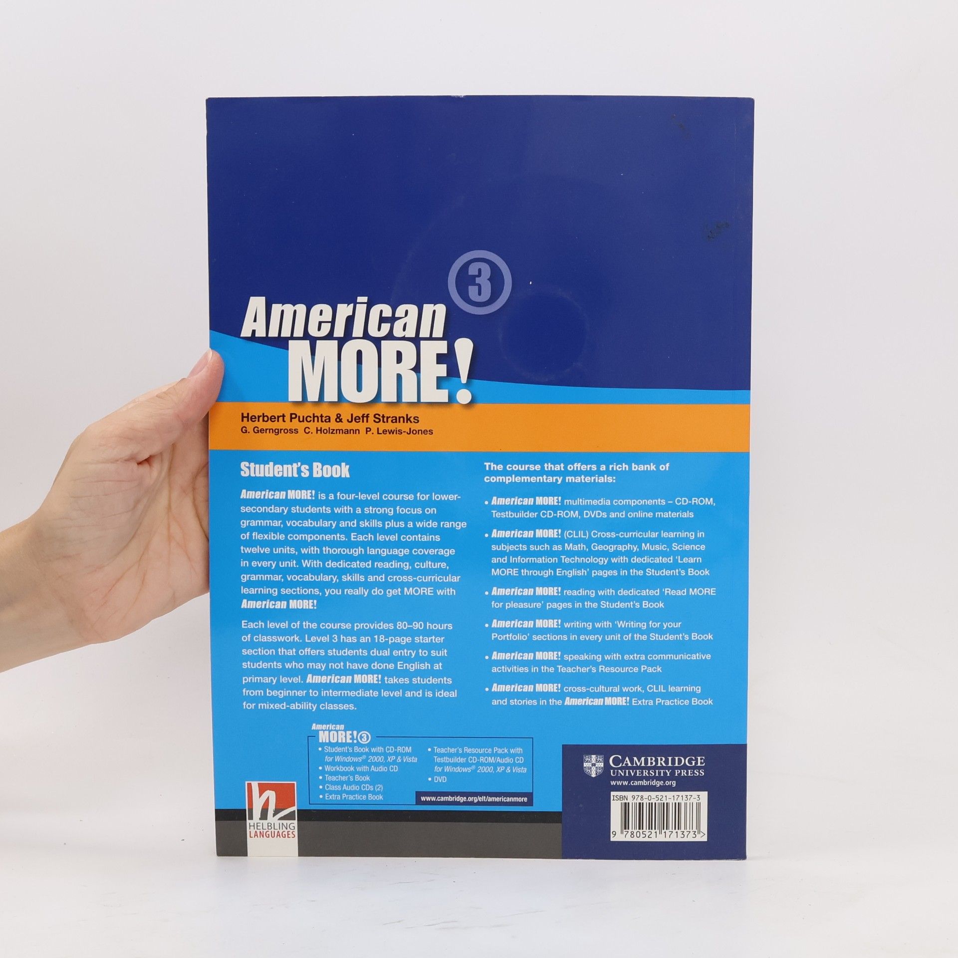 Herbert Puchta American More! Level 3 Student's Book With CD-ROM