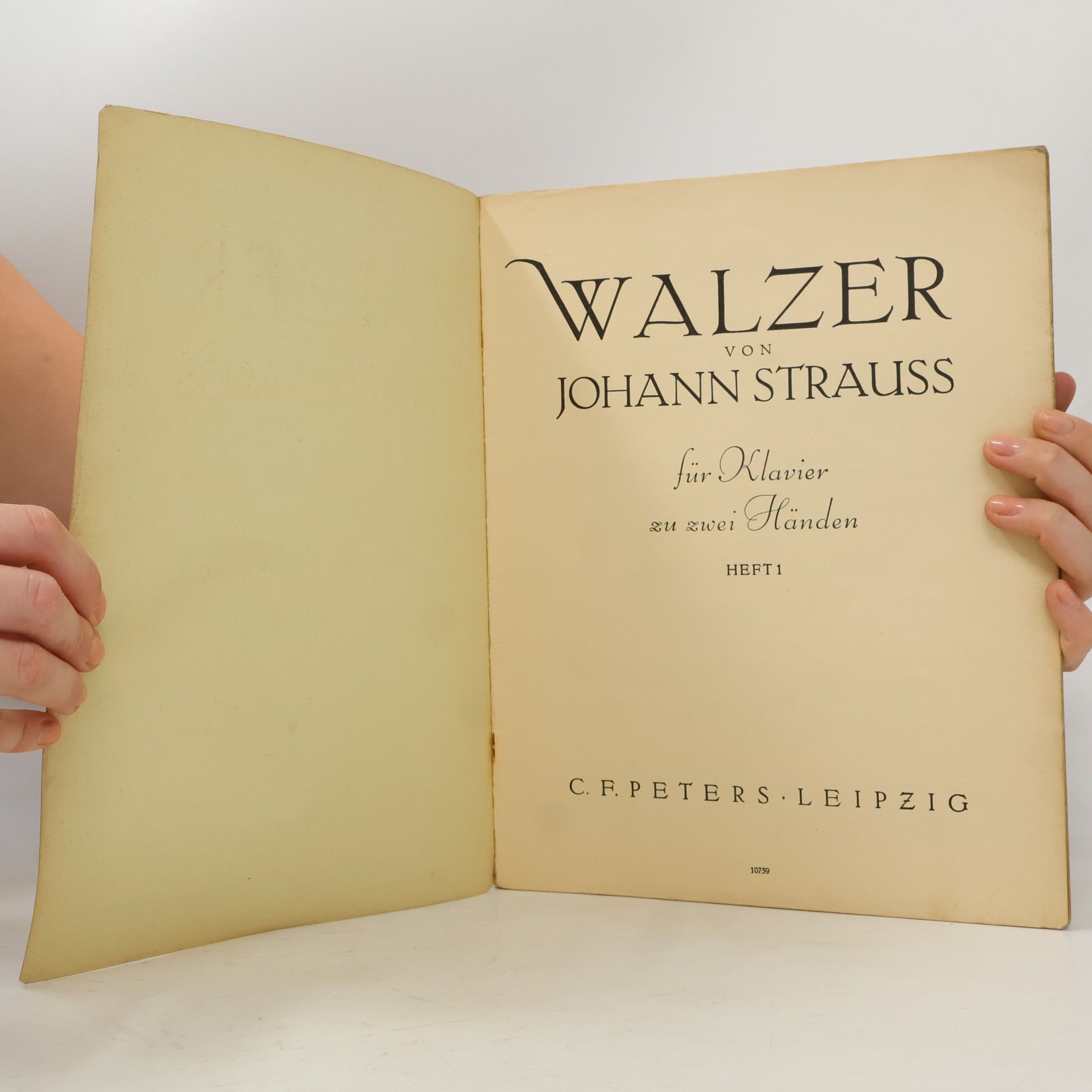 Johann Strauss Strauss Walzer Album. Heft 1