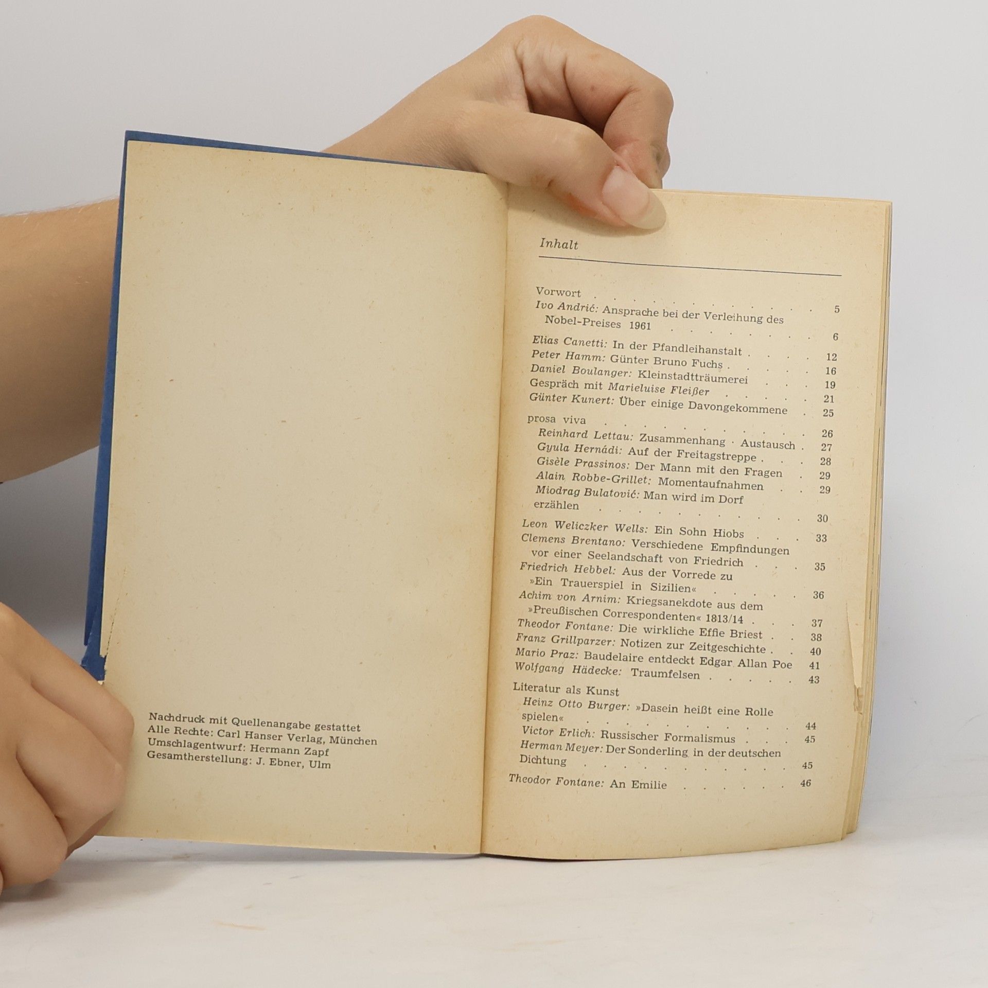 Autores varios Ex libris Hanser