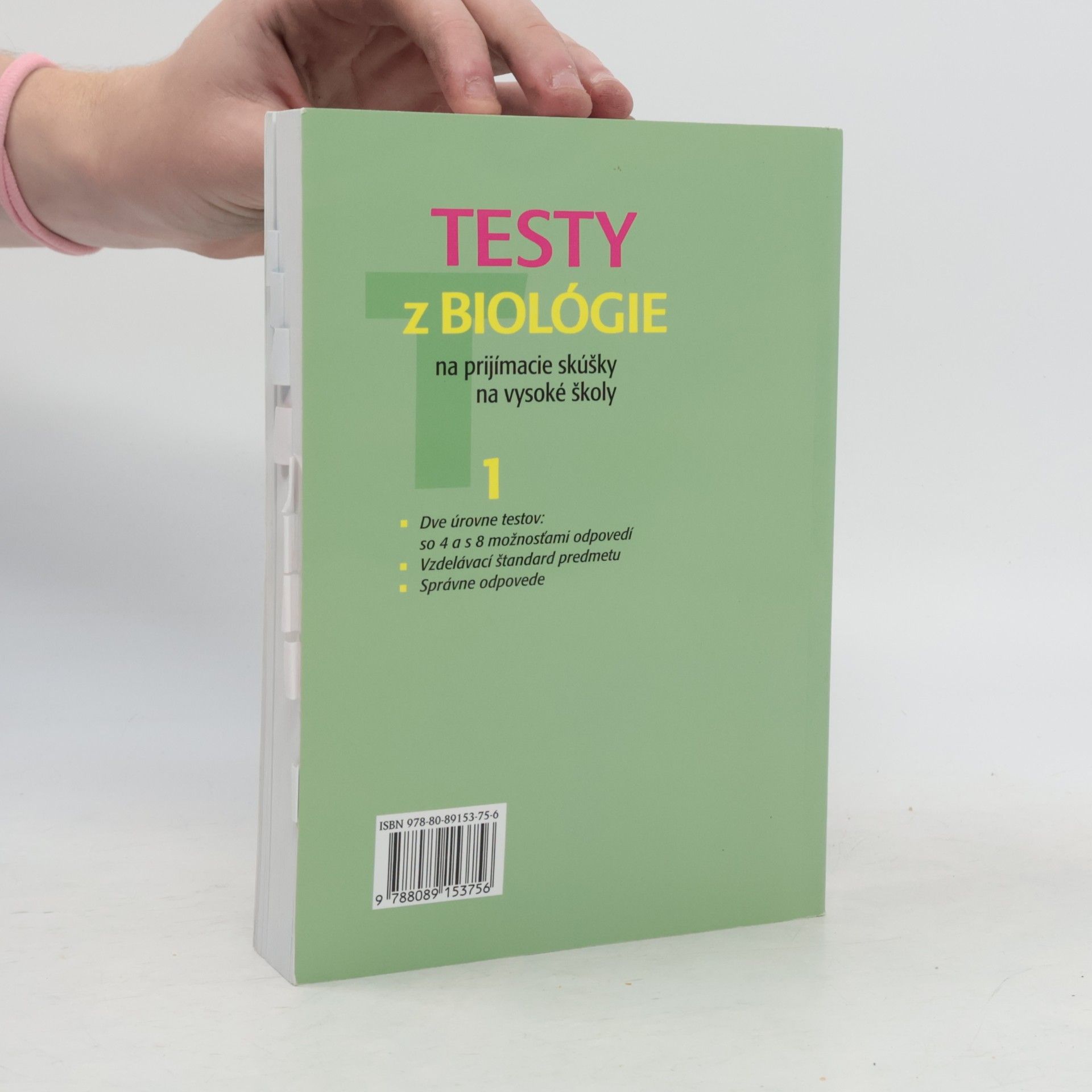 Petra Augustin Testy z biológie na prijímacie skúšky na vysoké školy 1