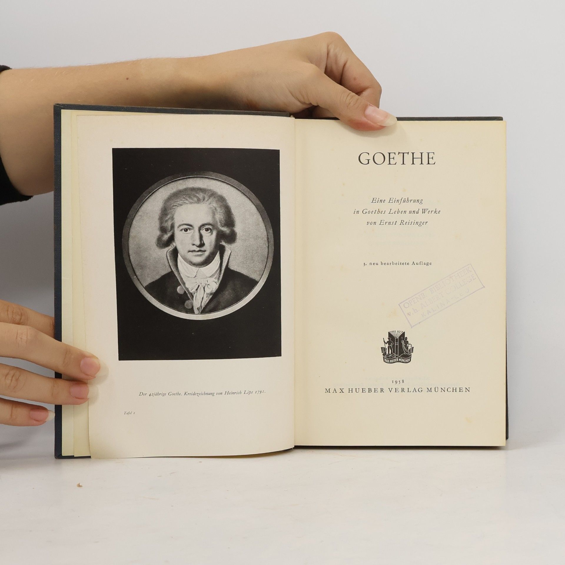 Dr. Ernst Reisinger Goethe