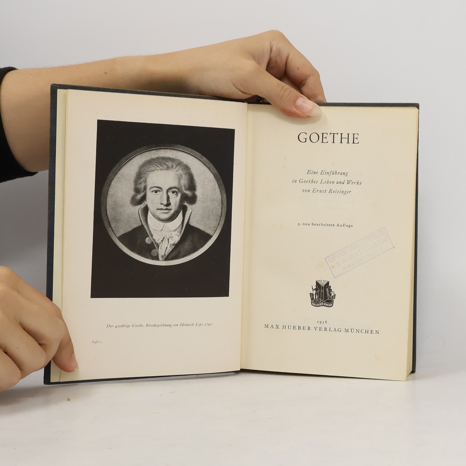 Dr. Ernst Reisinger Goethe