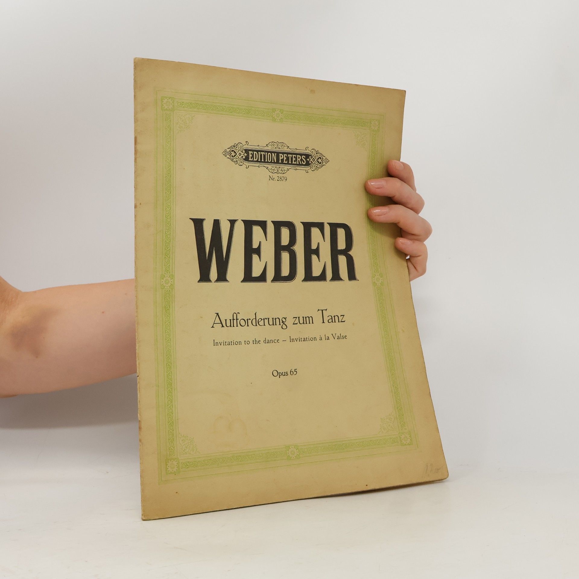 Autorenkollektiv Weber Aufforderung zum Tanz. Opus 65
