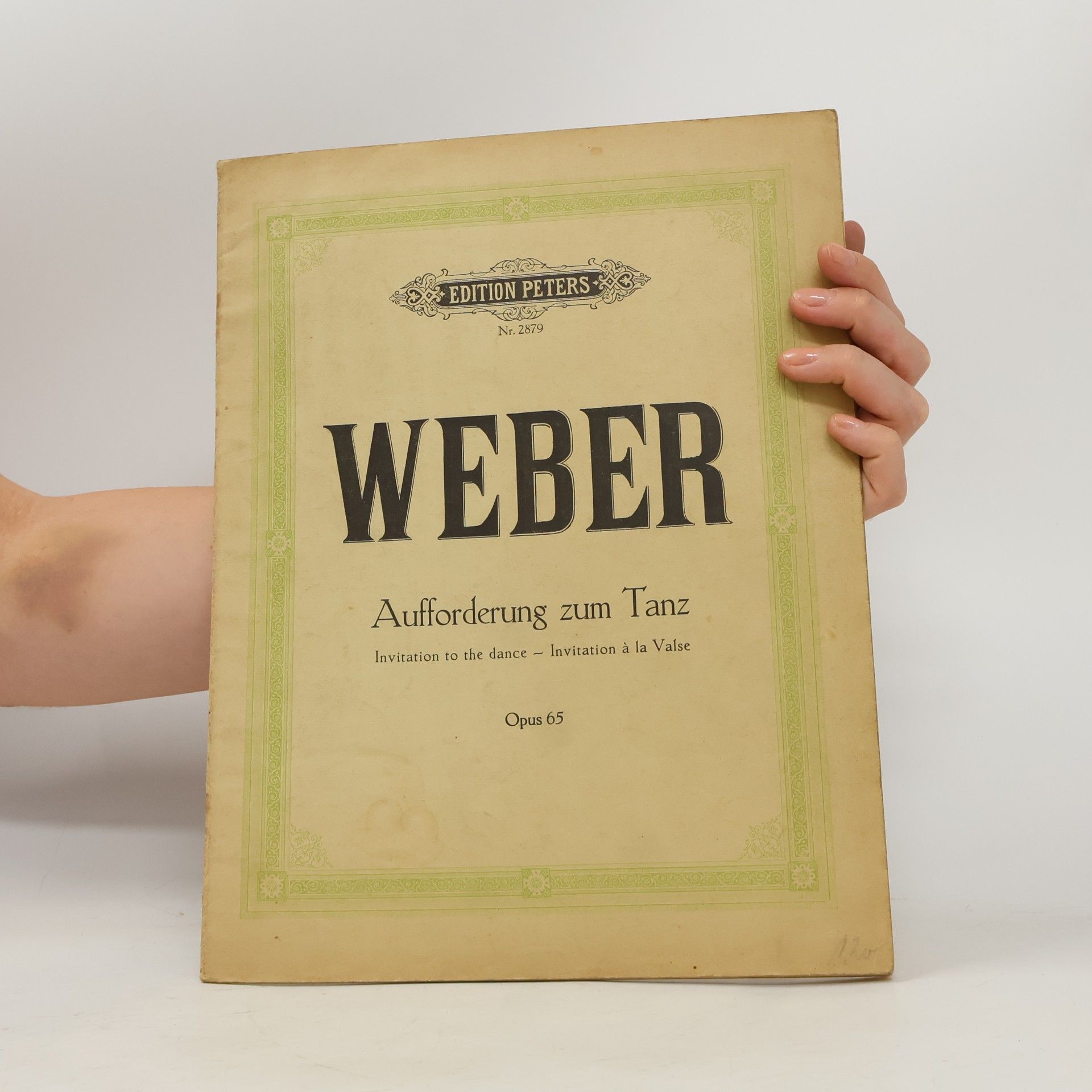 Autorenkollektiv Weber Aufforderung zum Tanz. Opus 65