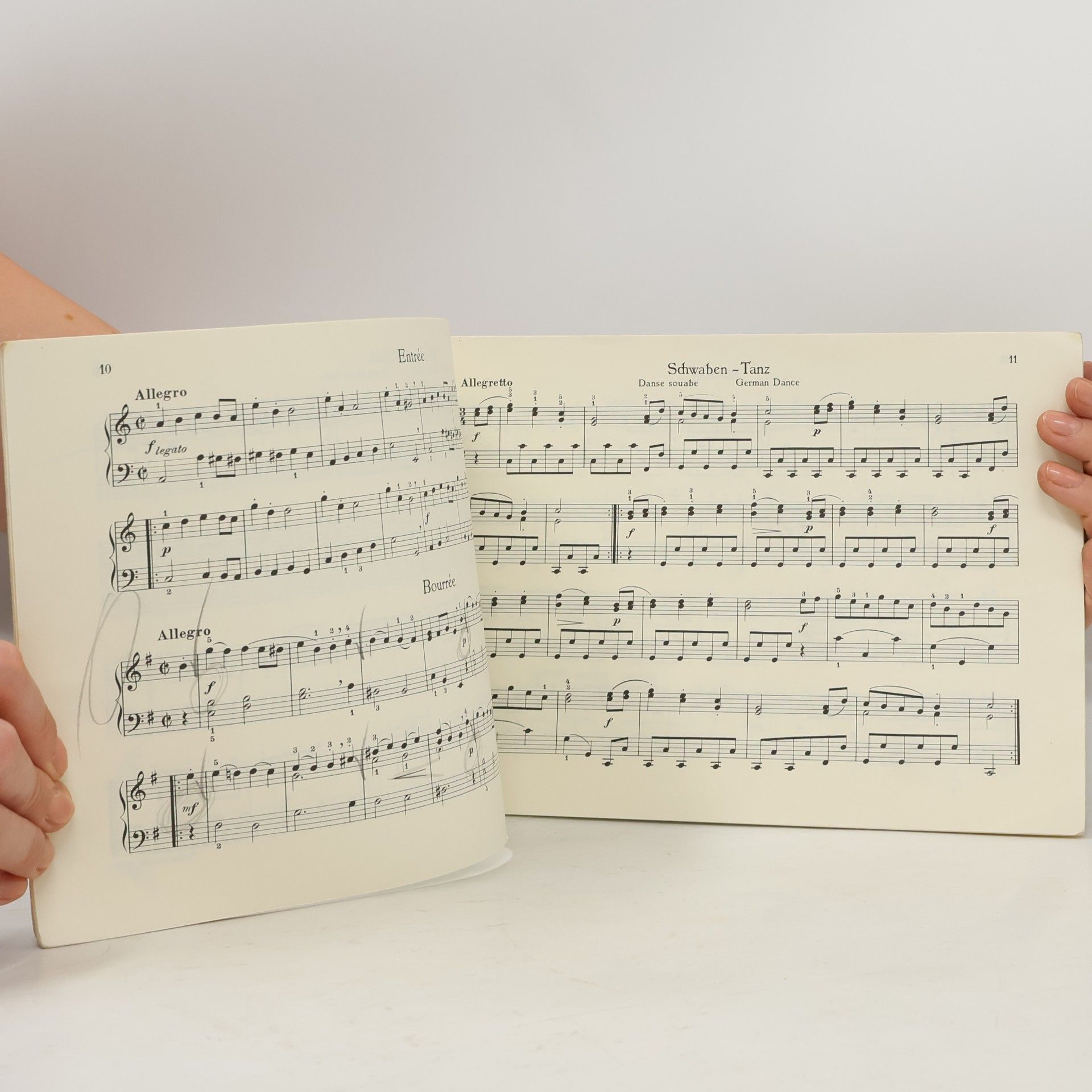 Leopold Mozart Notenbuch für Wolfgang: eine Auswahl der leichtesten Stücke