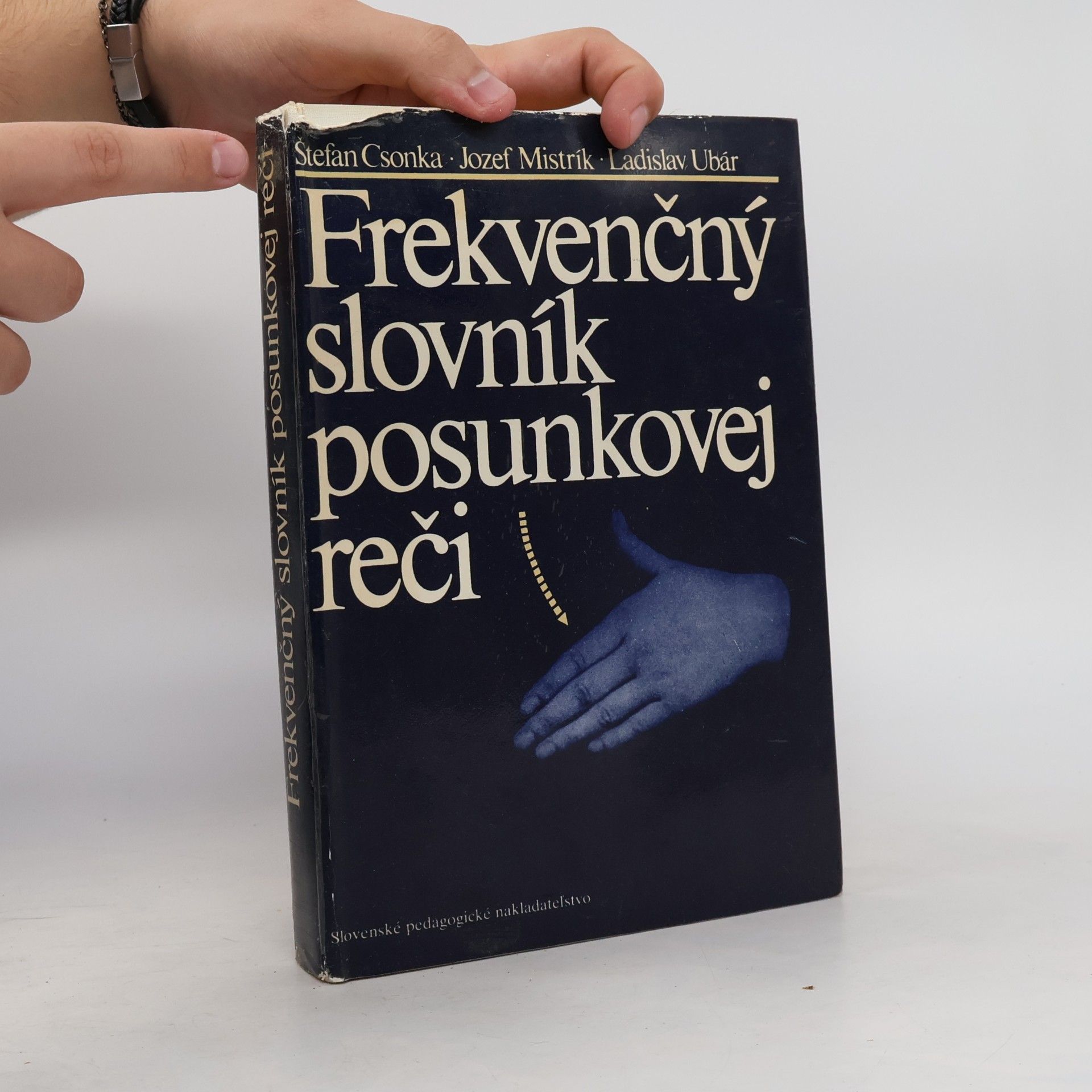 Štefan Csonka Frekvenčný slovník posunkovej reči