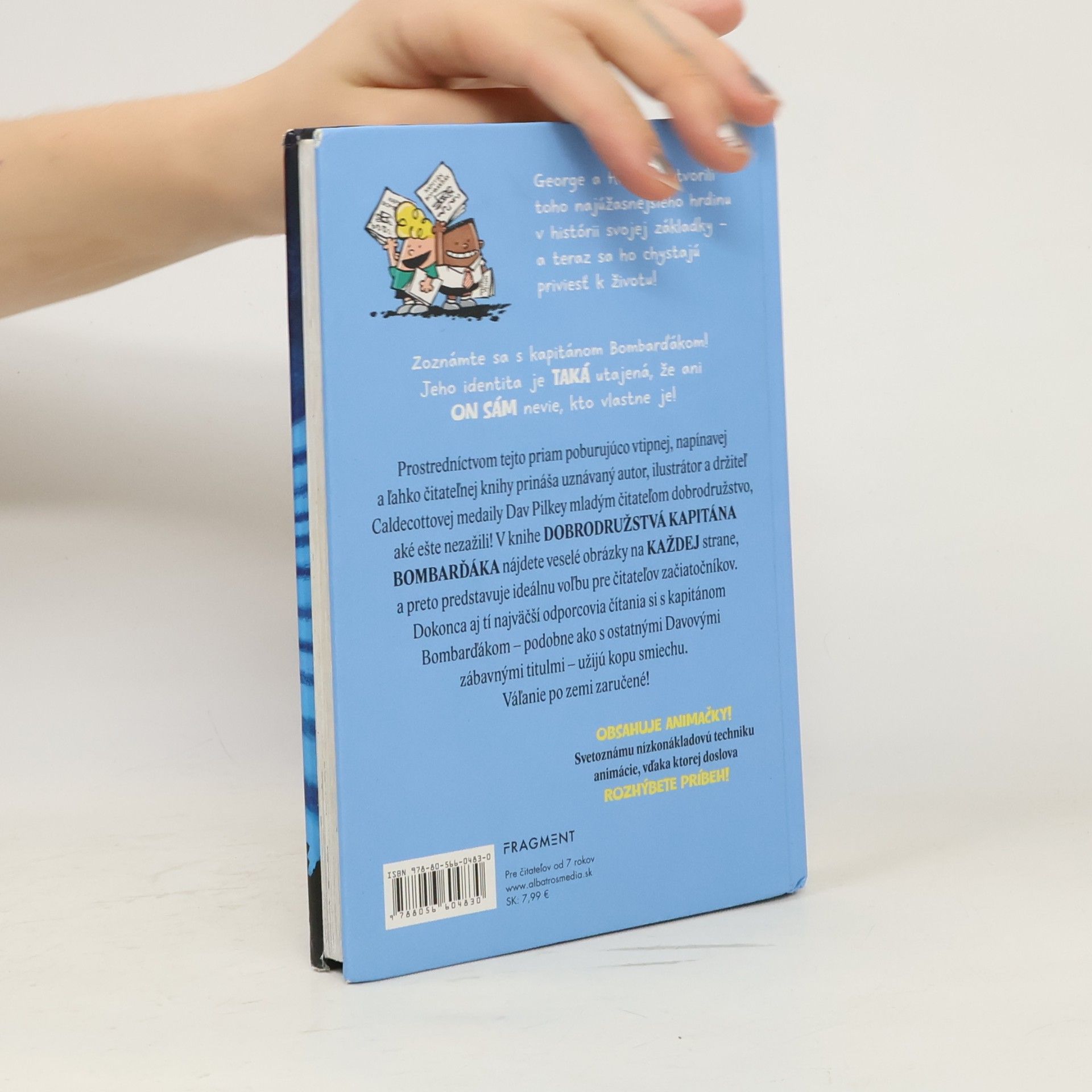 Dav Pilkey Dobrodružstvá kapitána Bombarďáka