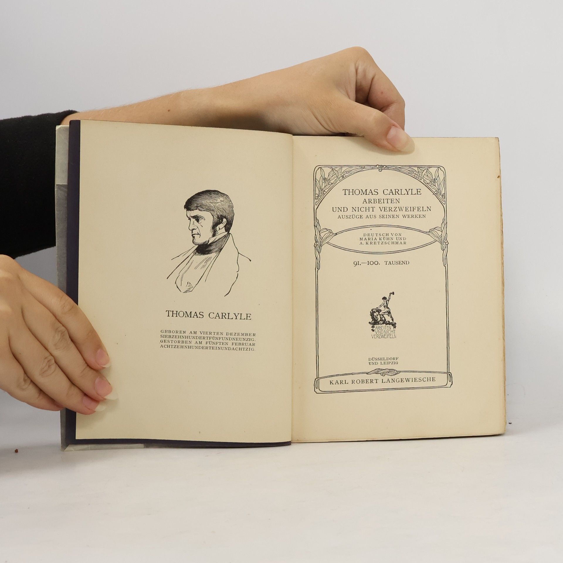 Thomas Carlyle Arbeiten und nicht verzweifeln